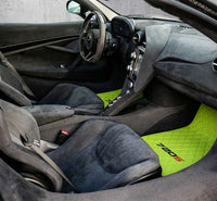 Green Leather Floor Mats For McLaren 720S