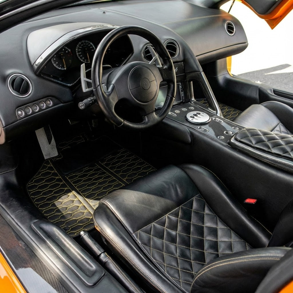 Mats de Carro Bege para Lamborghini Murcielago da Marca AutoWin - AutoWin.EU