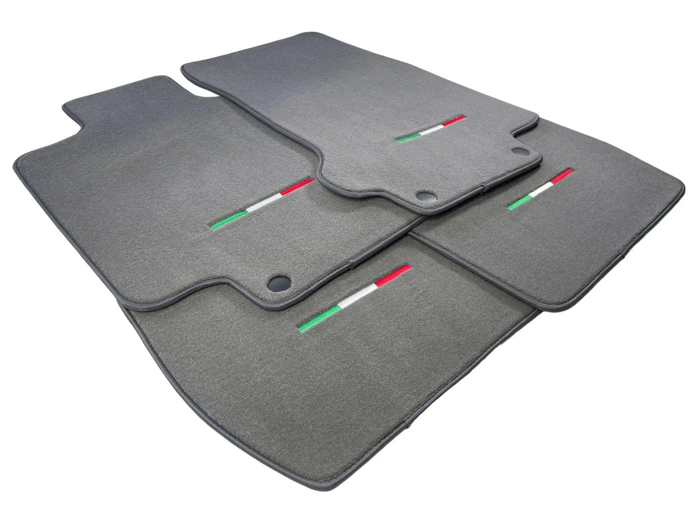 Gray Floor Mats For Maserati GranTurismo Sport (2012-2019) IT Edition - AutoWin