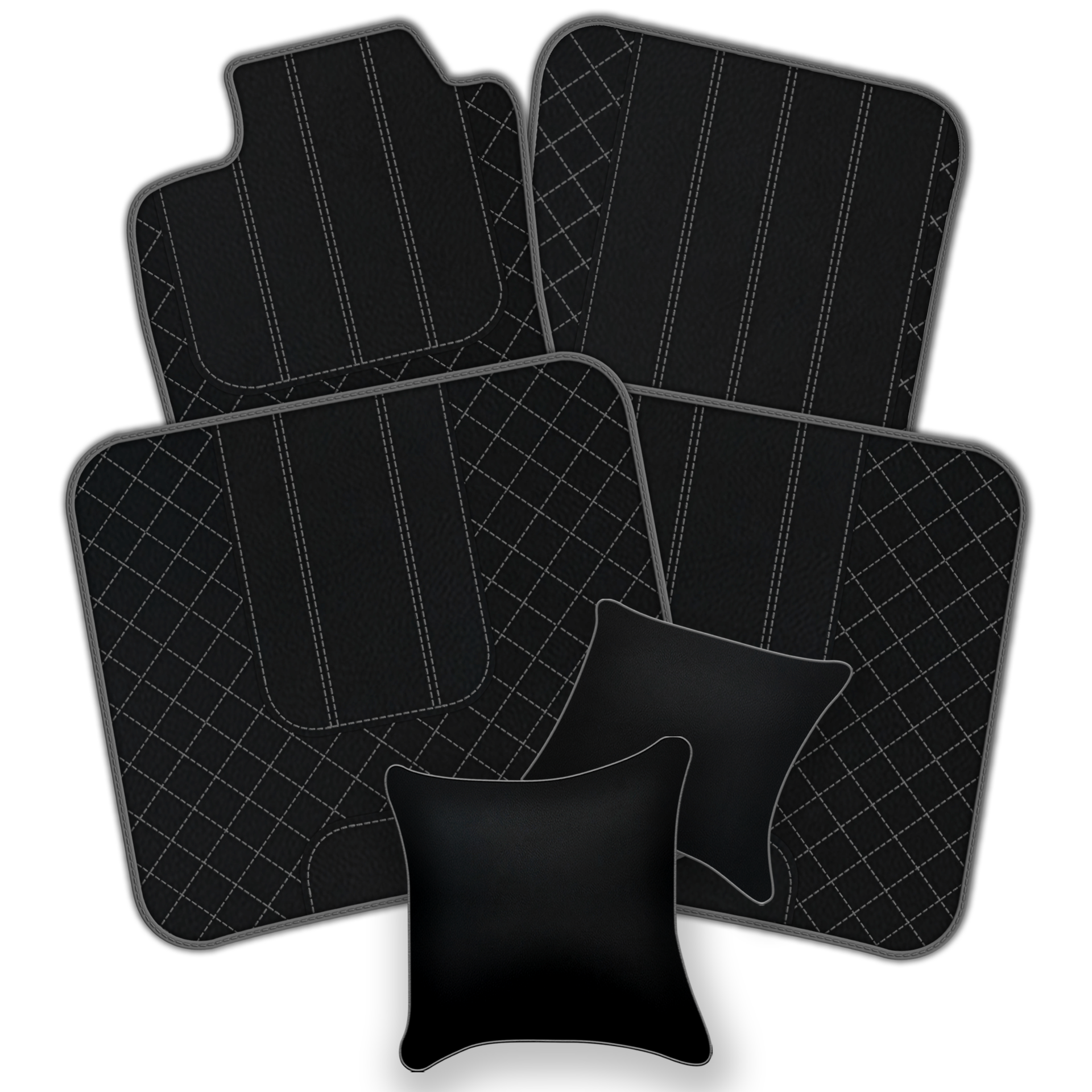 Customizable Leather Floor Mats with AW1 Pattern for Bentley Flying Spur (2019-2023) - AutoWin