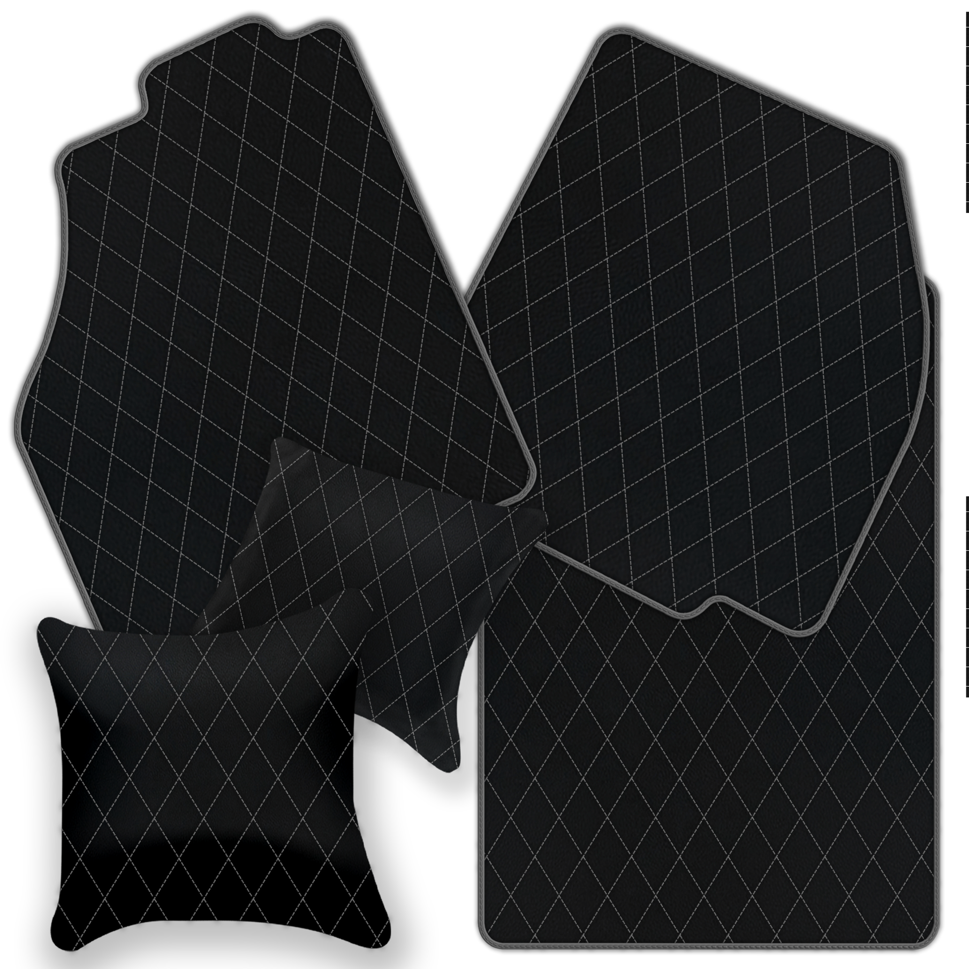 Premium Black Leather Floor Mats for Ferrari SF90 Stradale (2019-2024)