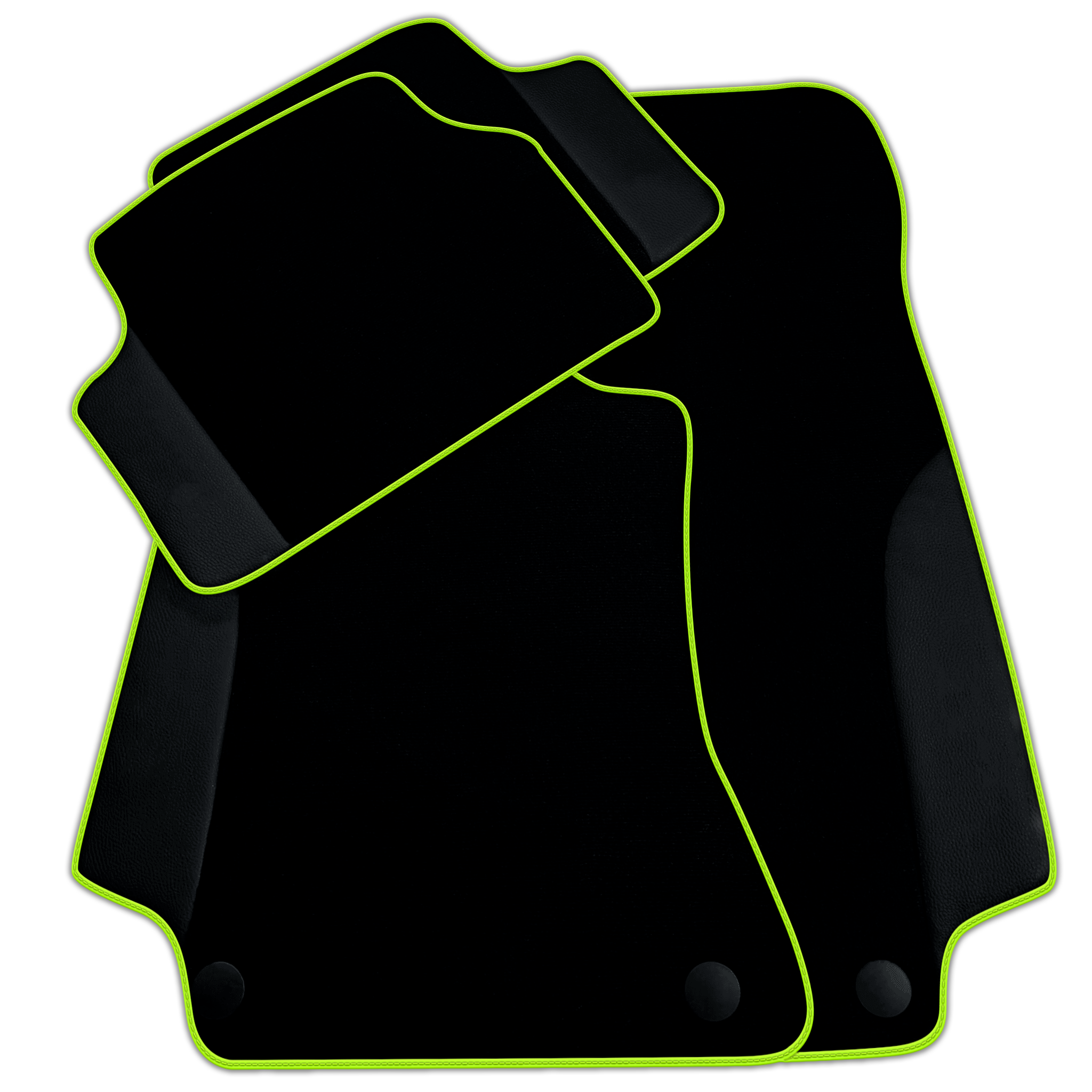Customizable Black Floor Mats For Mercedes Benz C-Class A205 Convertible Facelift (2018-2023)