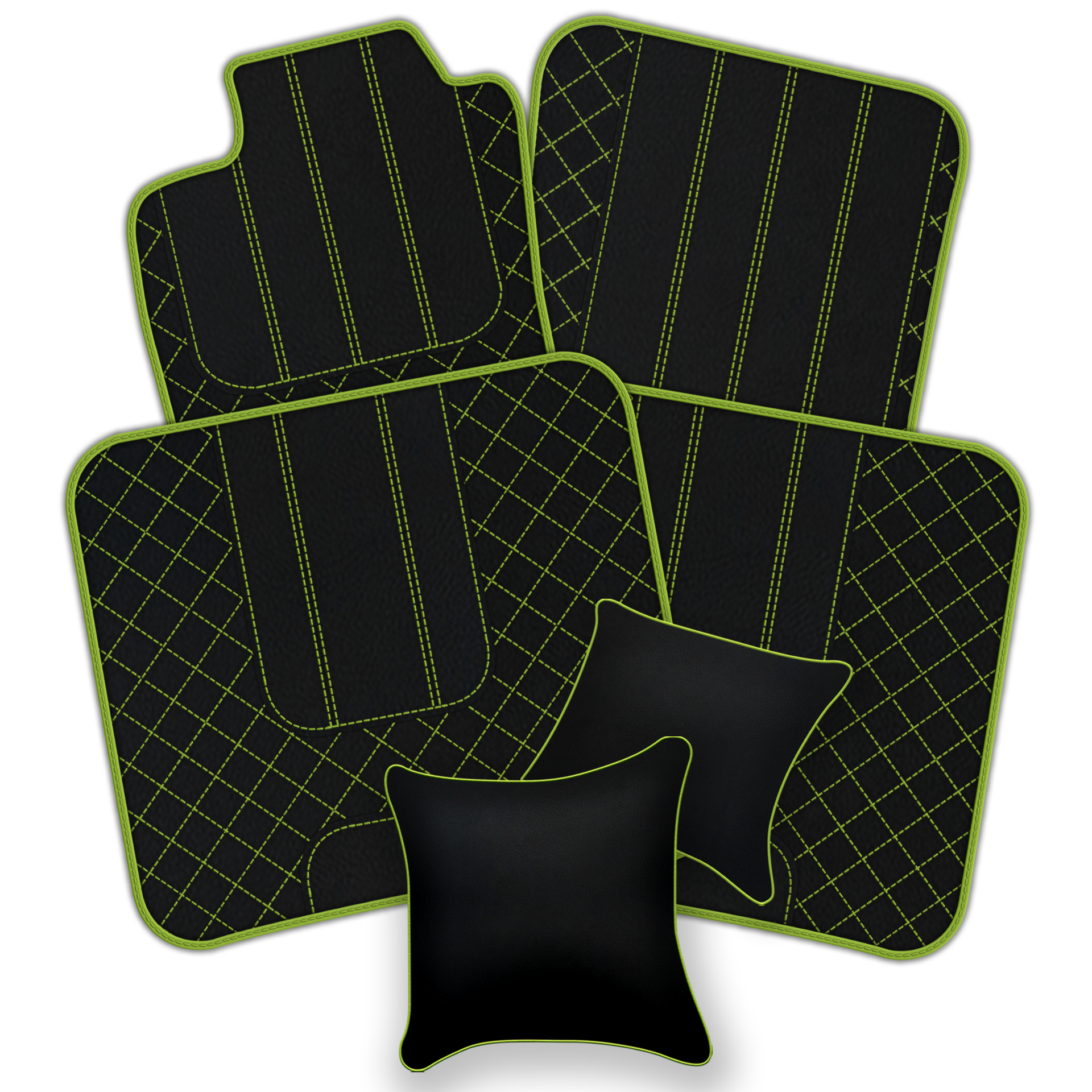 Customizable Leather Floor Mats with AW1 Pattern for Bentley Flying Spur (2019-2023) - AutoWin