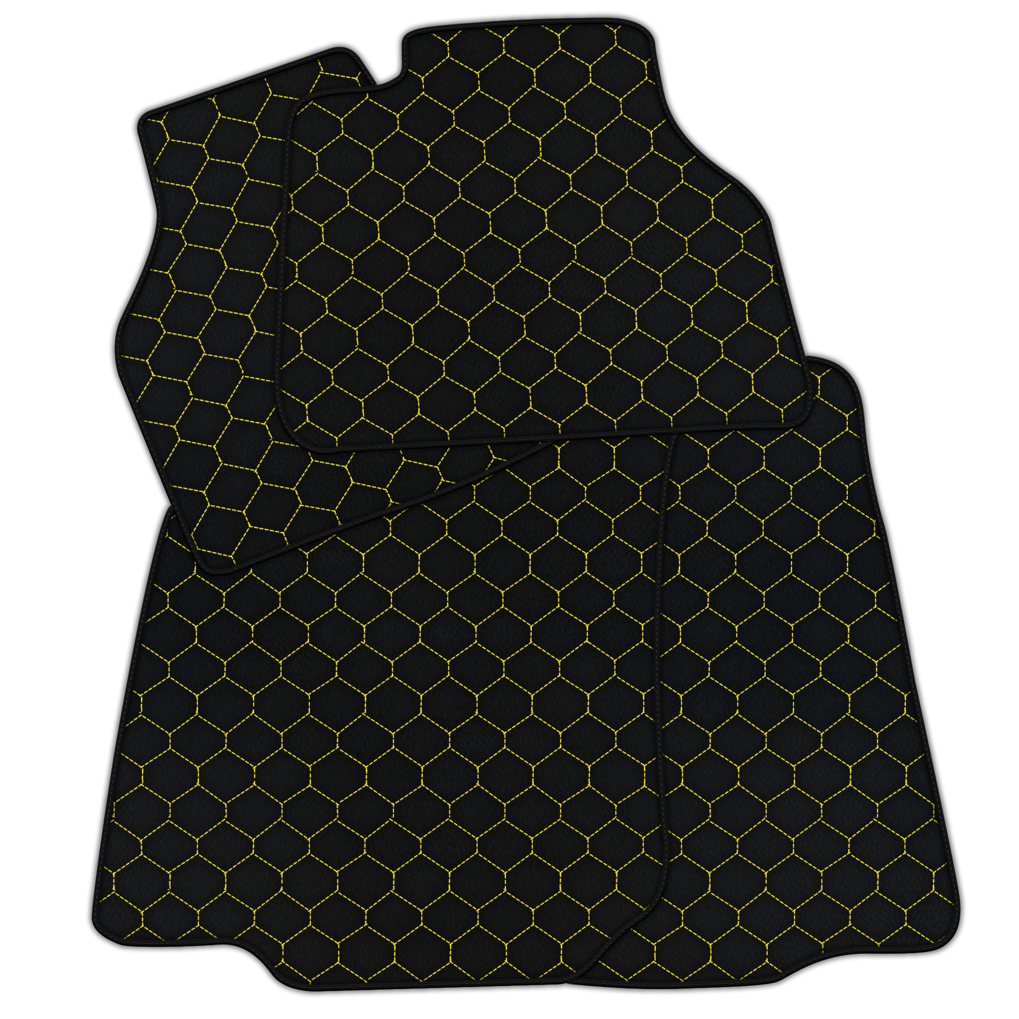 Leather Floor Mats for Bentley Flying Spur | Double Diamond Style