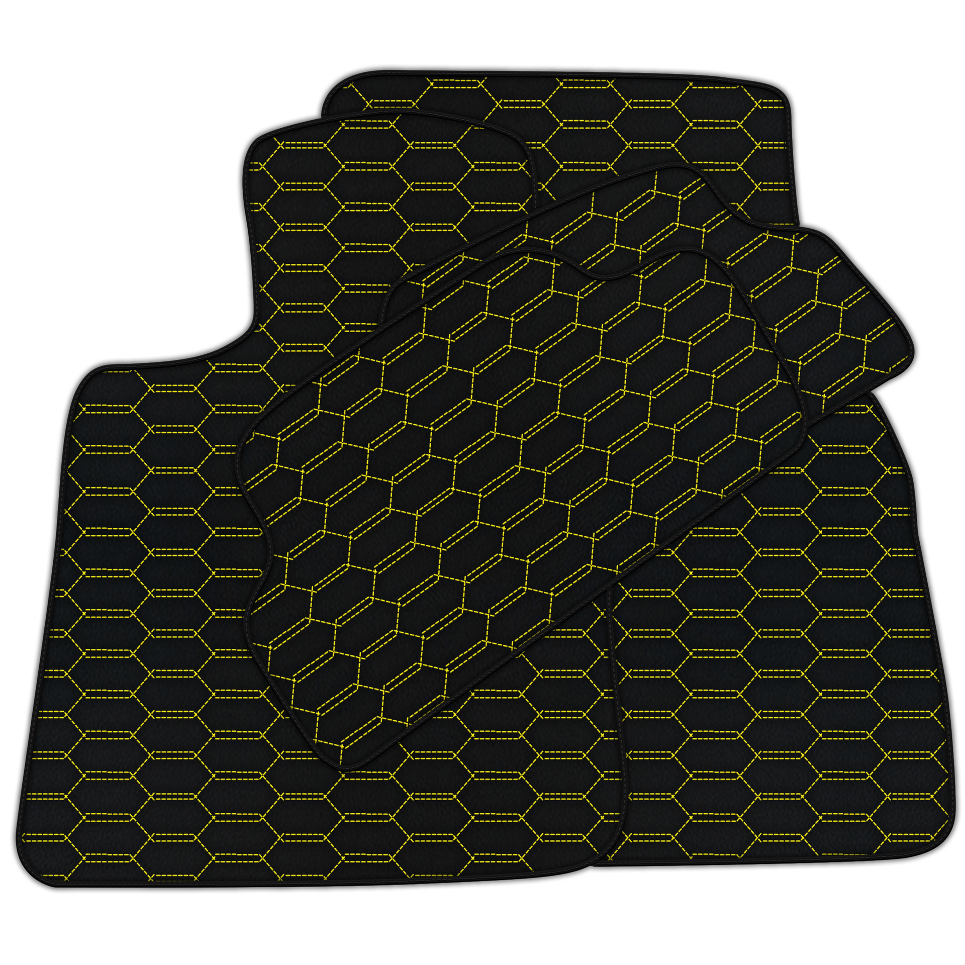 Custom Luxury Leather Floor Mats for Mini Cooper F55 (2015-2023)