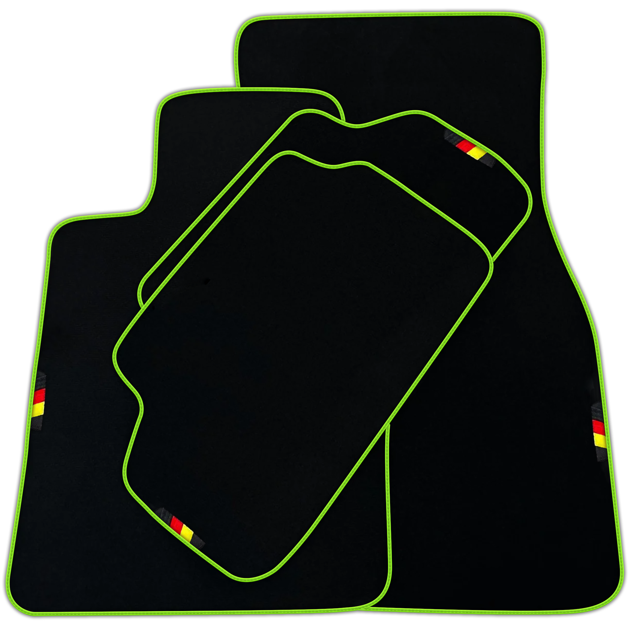 Black Floor Mats For BMW 3 Series F34 GT 2013-2020 Germany Edition | Various Trim Colors