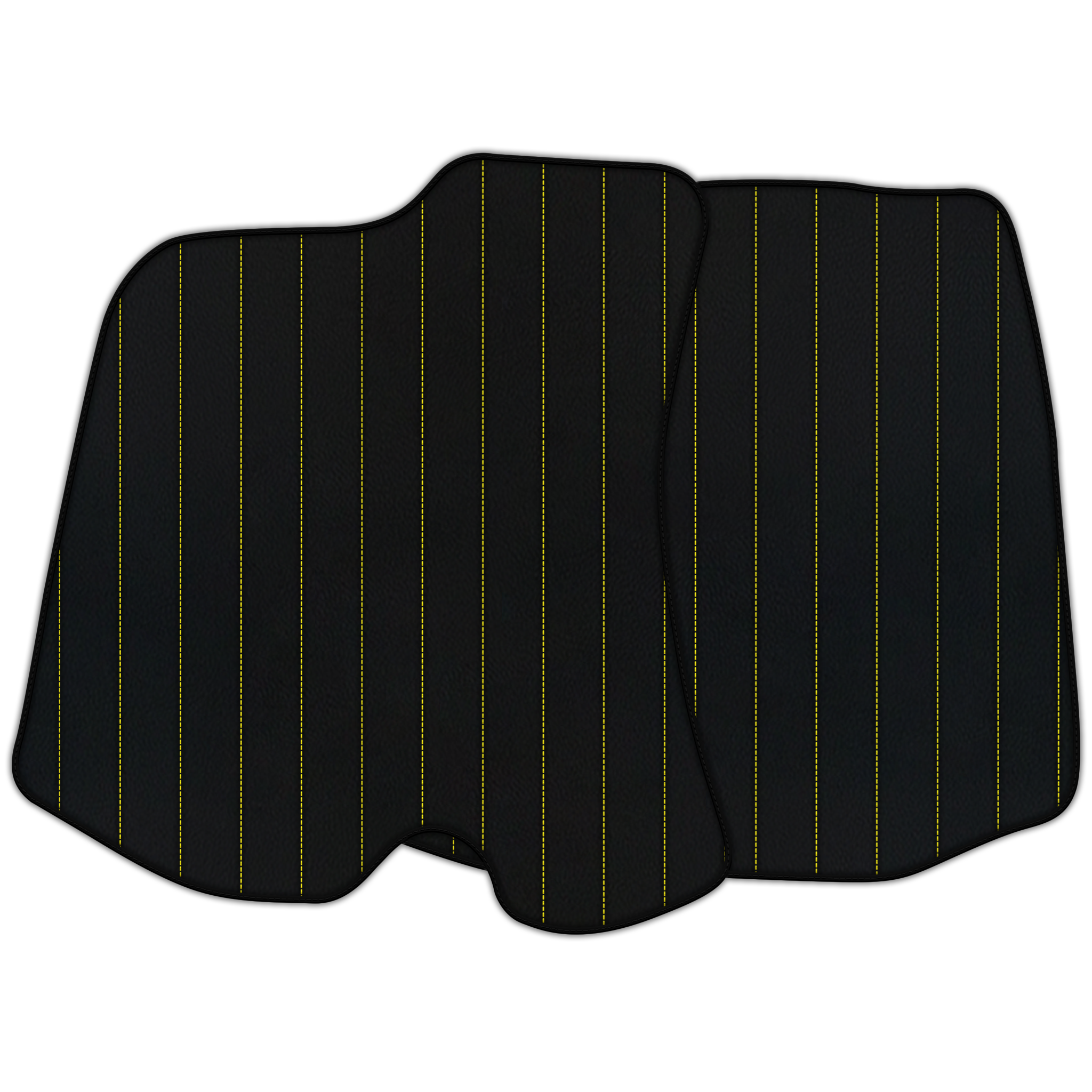Customizable Leather Floor Mats with Line's Pattern for Ferrari Portofino (2018–2023)