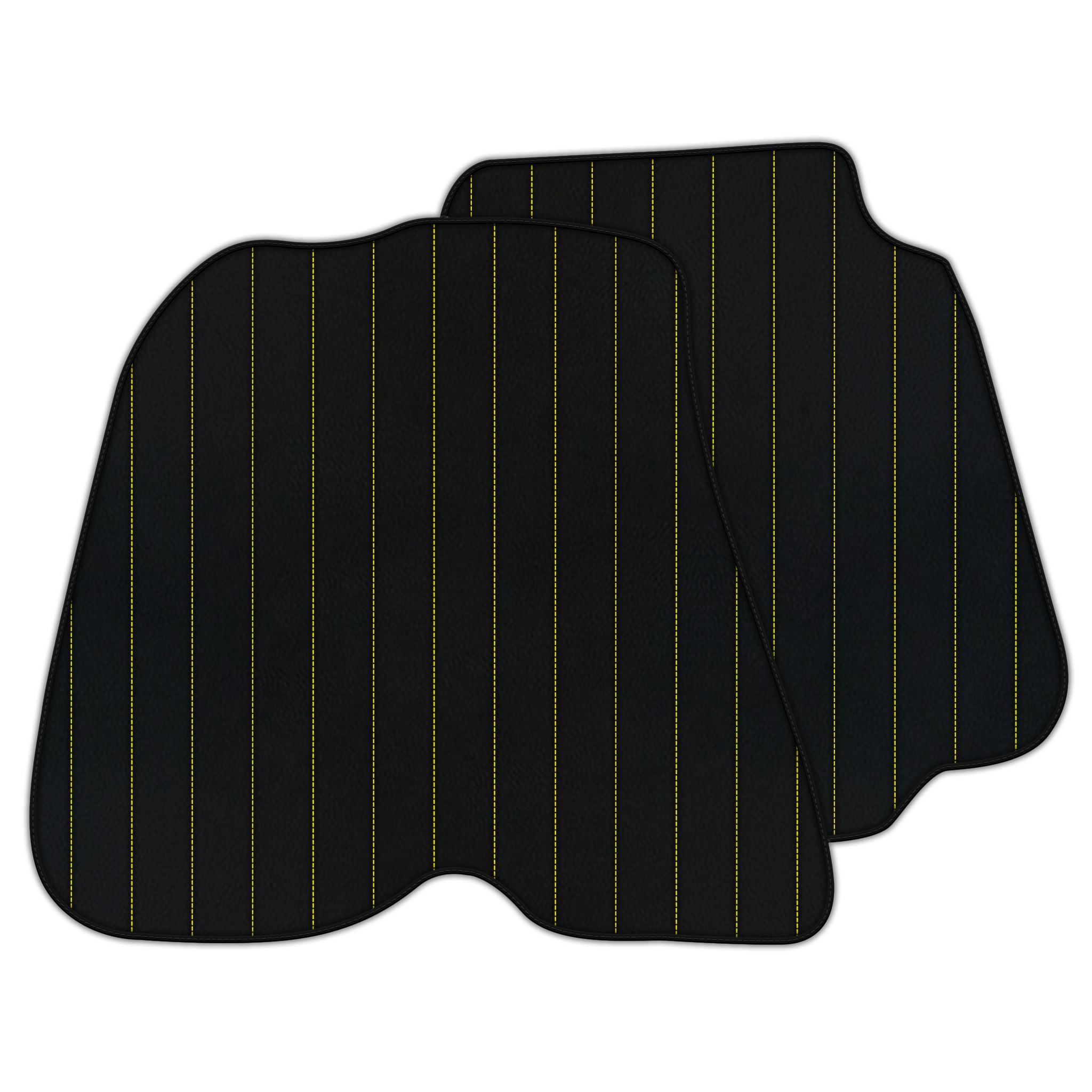 Customizable Leather Floor Mats with Line's Pattern for Ferrari F12 Berlinetta (2012-2022)