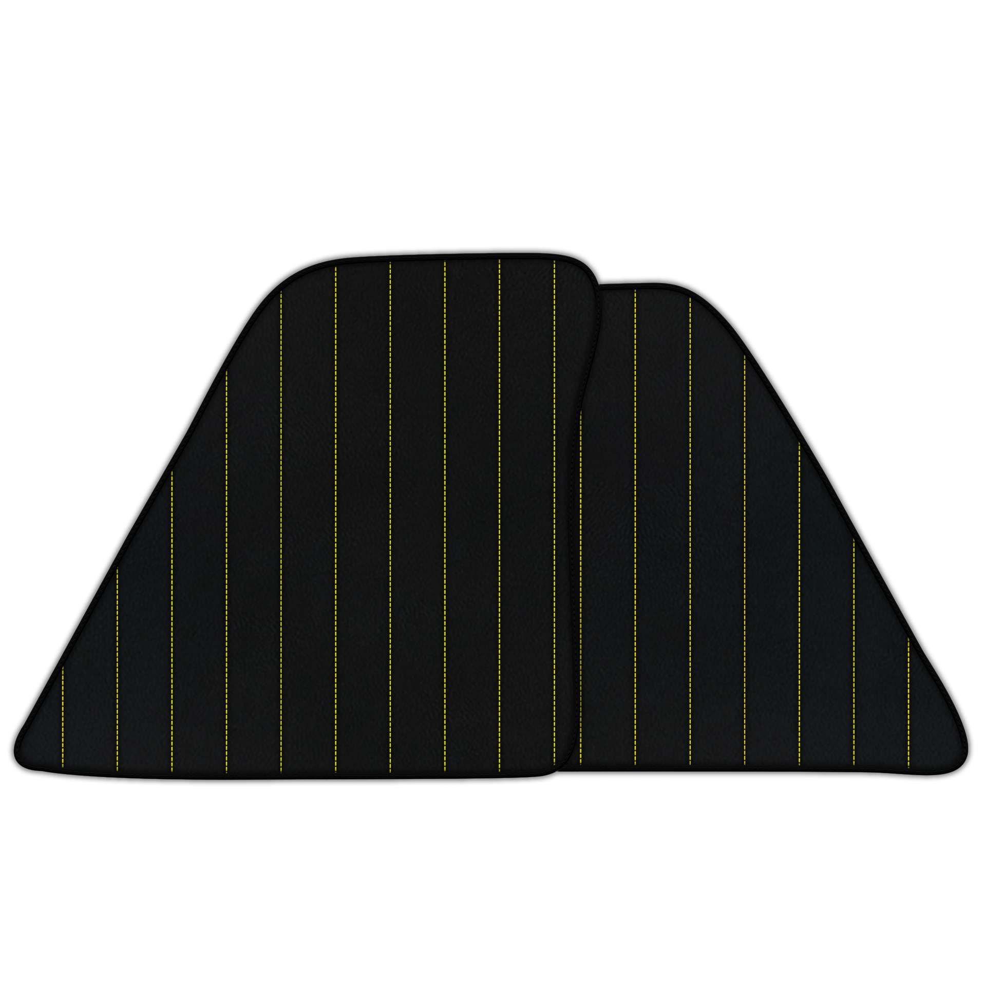 Customizable Leather Floor Mats with Line Pattern for Ferrari 296 GTB (2022-2025)