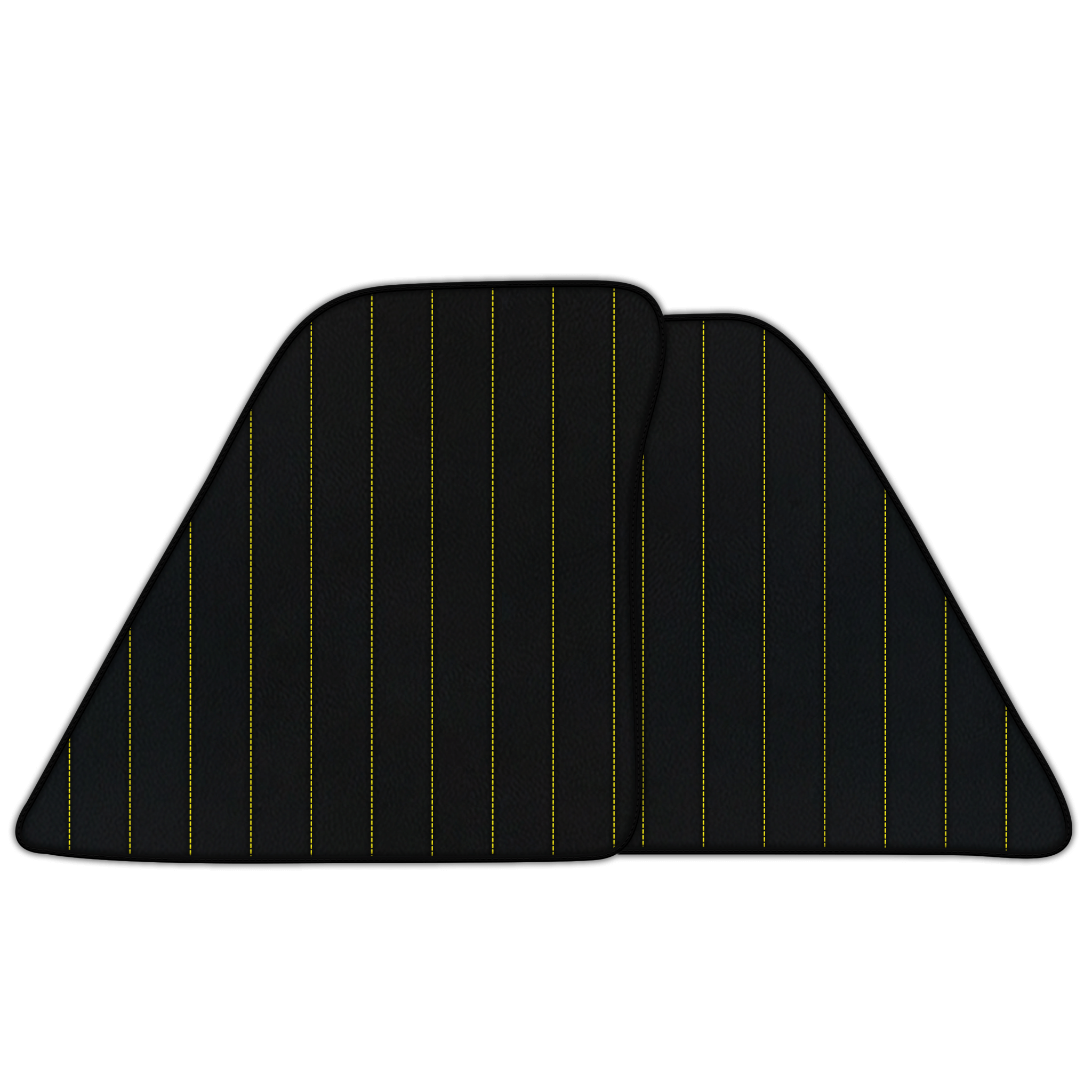 Customizable Leather Floor Mats with Line Pattern for Ferrari 296 GTB (2022-2025)