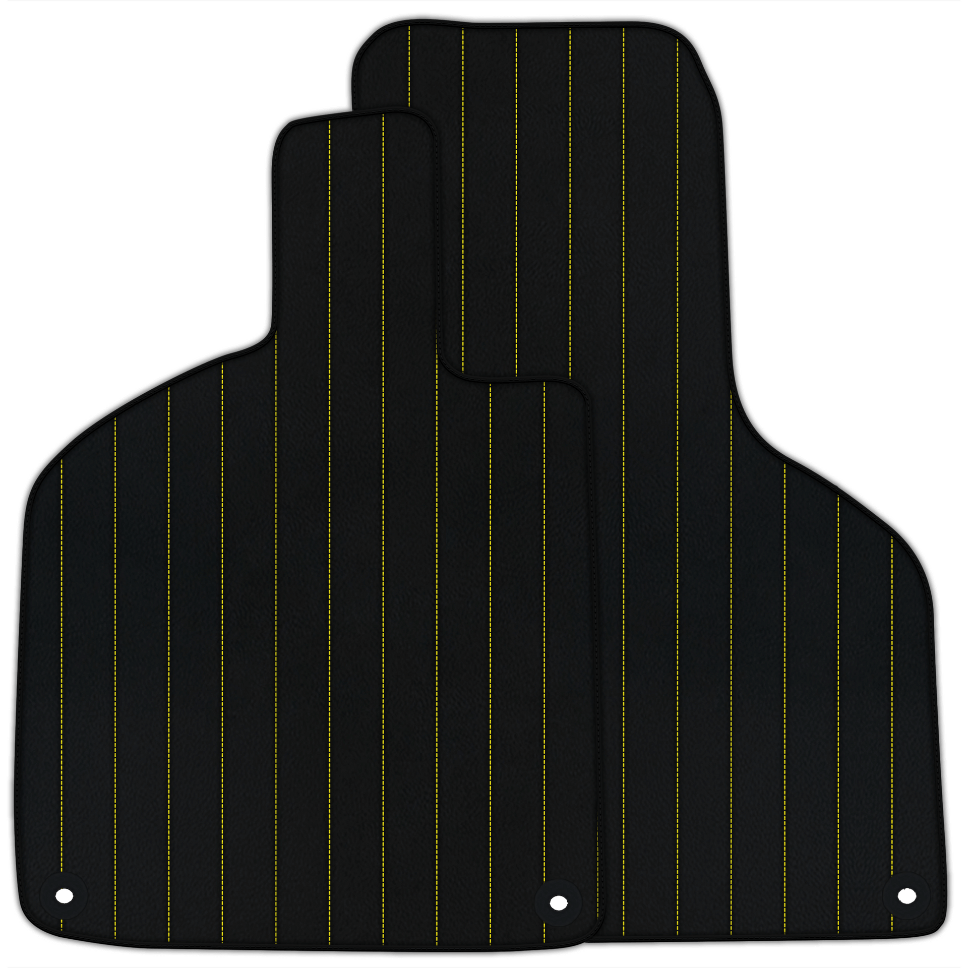 Customizable Leather Floor Mats with Line Pattern for Lamborghini Huracan EVO (2019-2024)