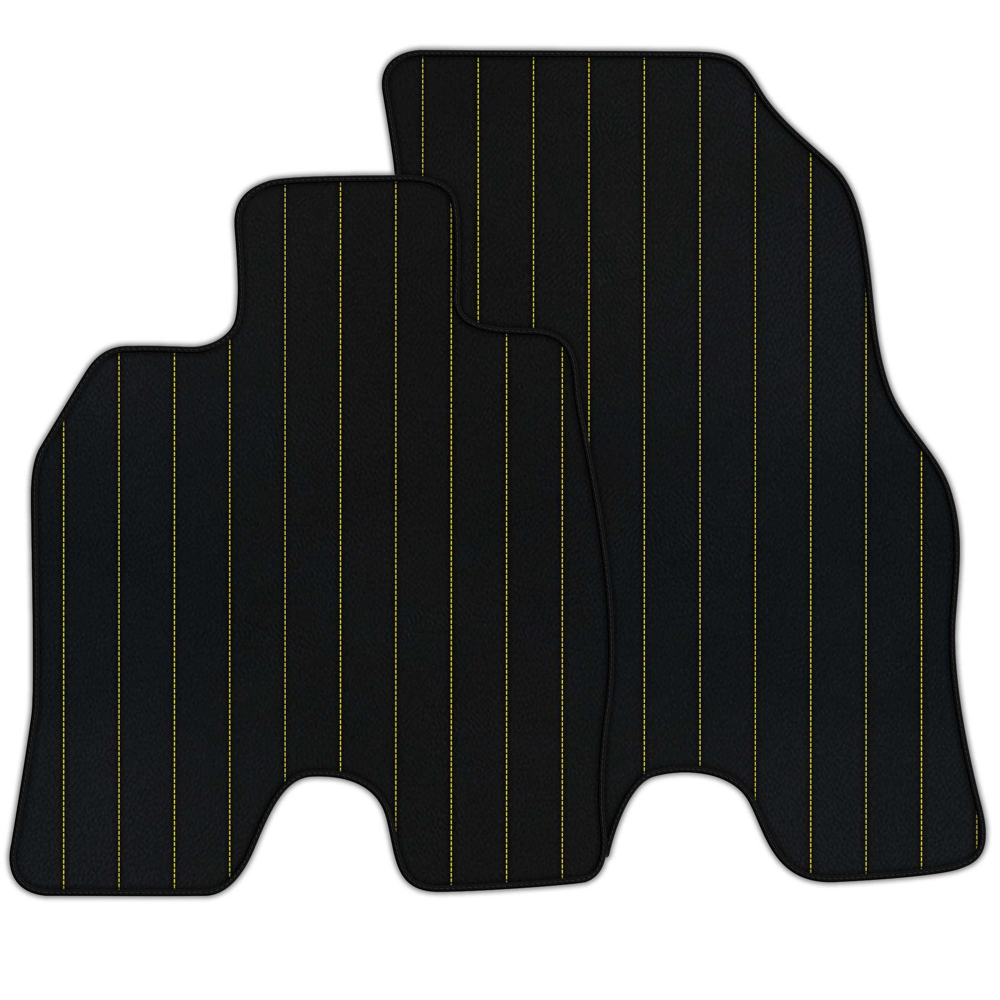 Customizable Leather Floor Mats with Line Pattern for BMW i8 Series l12 I15