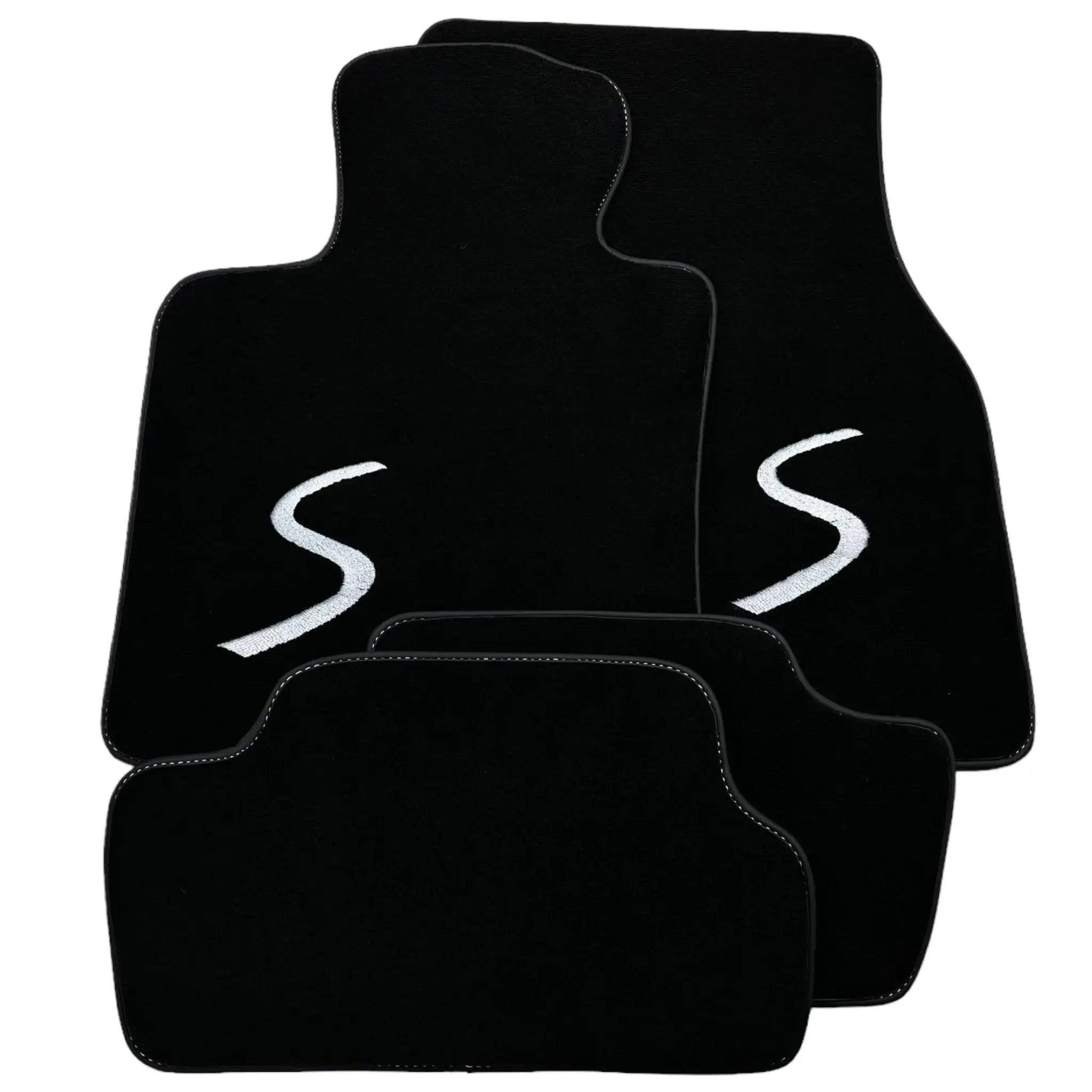 Black Floor Mats for Mini Cooper / One F55 5-Doors (2015-2023) - AutoWin