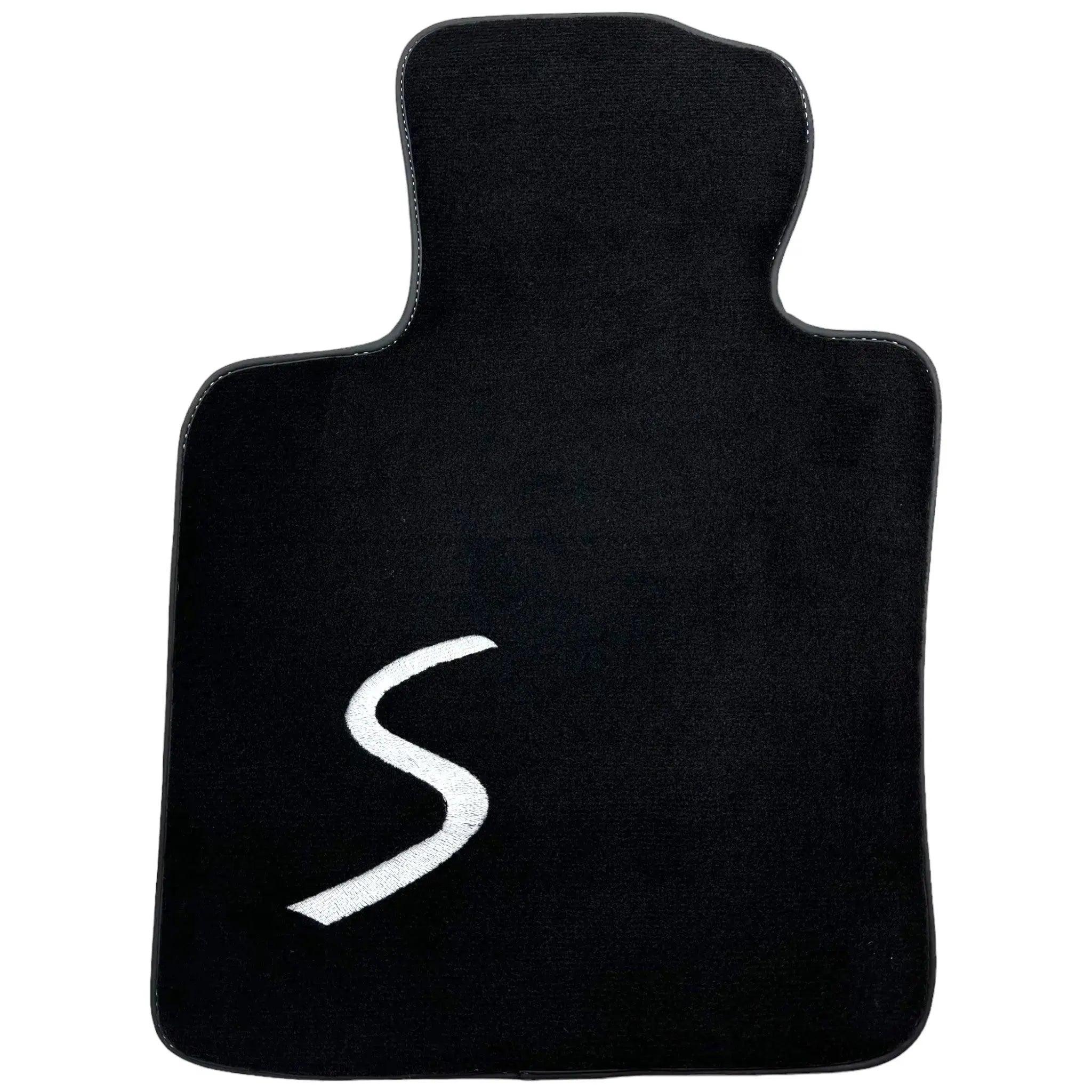 Black Floor Mats for Mini Cooper / One F55 5-Doors (2015-2023) - AutoWin