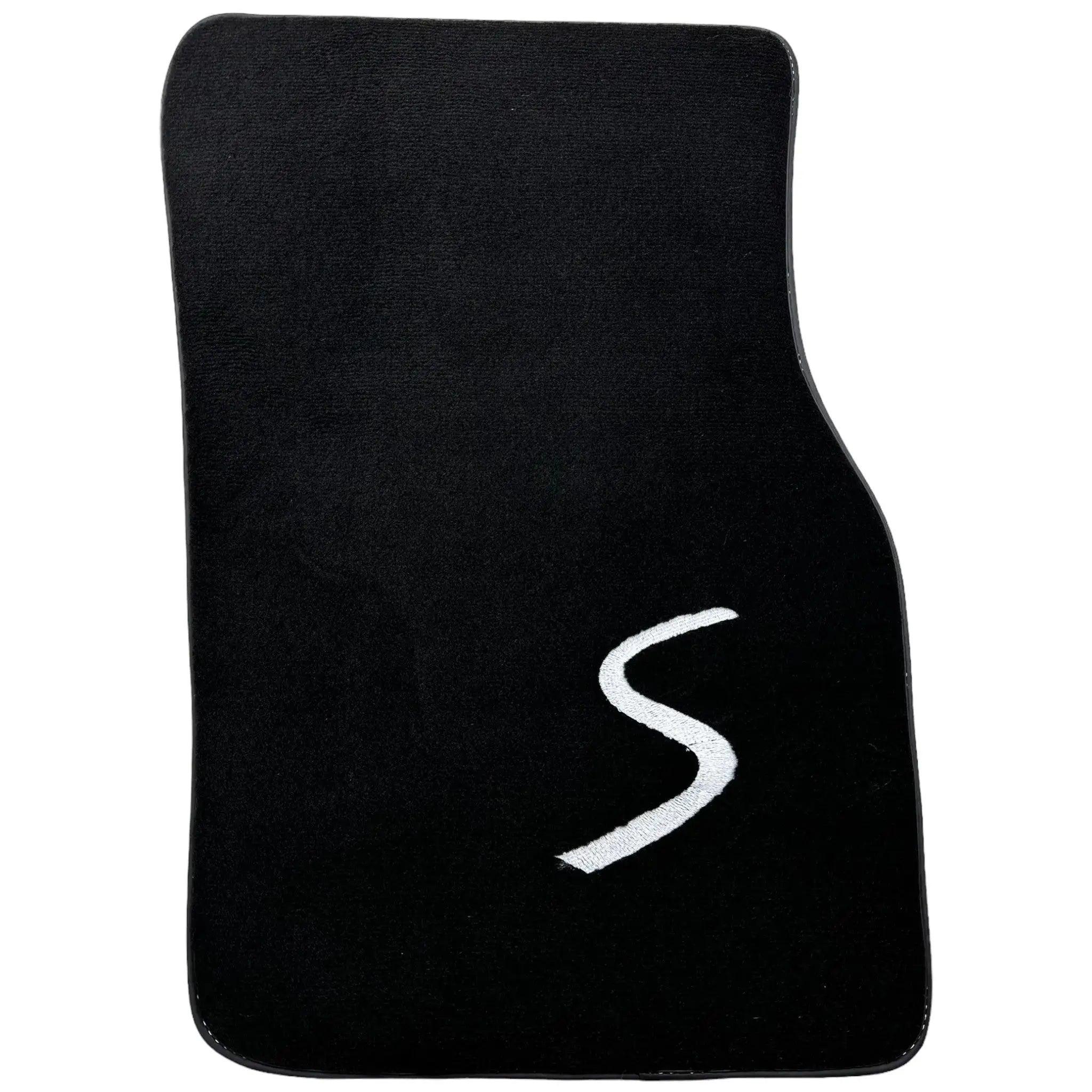 Black Floor Mats for Mini Cooper / One F56 3-Doors (2014-2023) - AutoWin