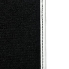 Black Floor Mats for Mini Cooper / One R53 (2001-2007) Cooper S with Leather | White Trim - AutoWin