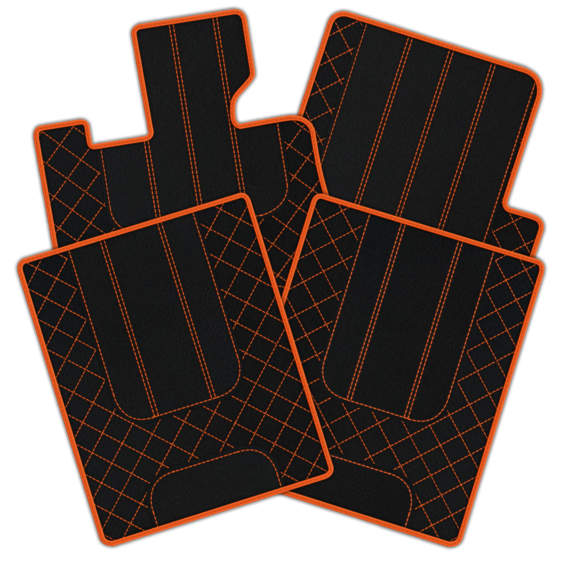 Customizable Leather Trunk Floor Mats with AW1 Pattern for Bentley Red Label RL (1998-2009) - AutoWin