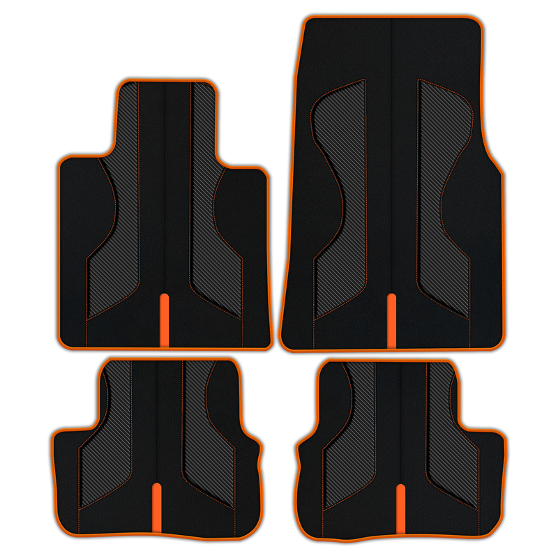 Customizable Leather Floor Mats with AW35 Pattern for Rolls Royce Cullinan (2018-2025)