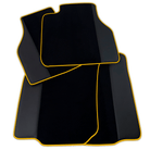 Customizable Black Floor Mats for Bentley Flying Spur 2013-2019 with Leather