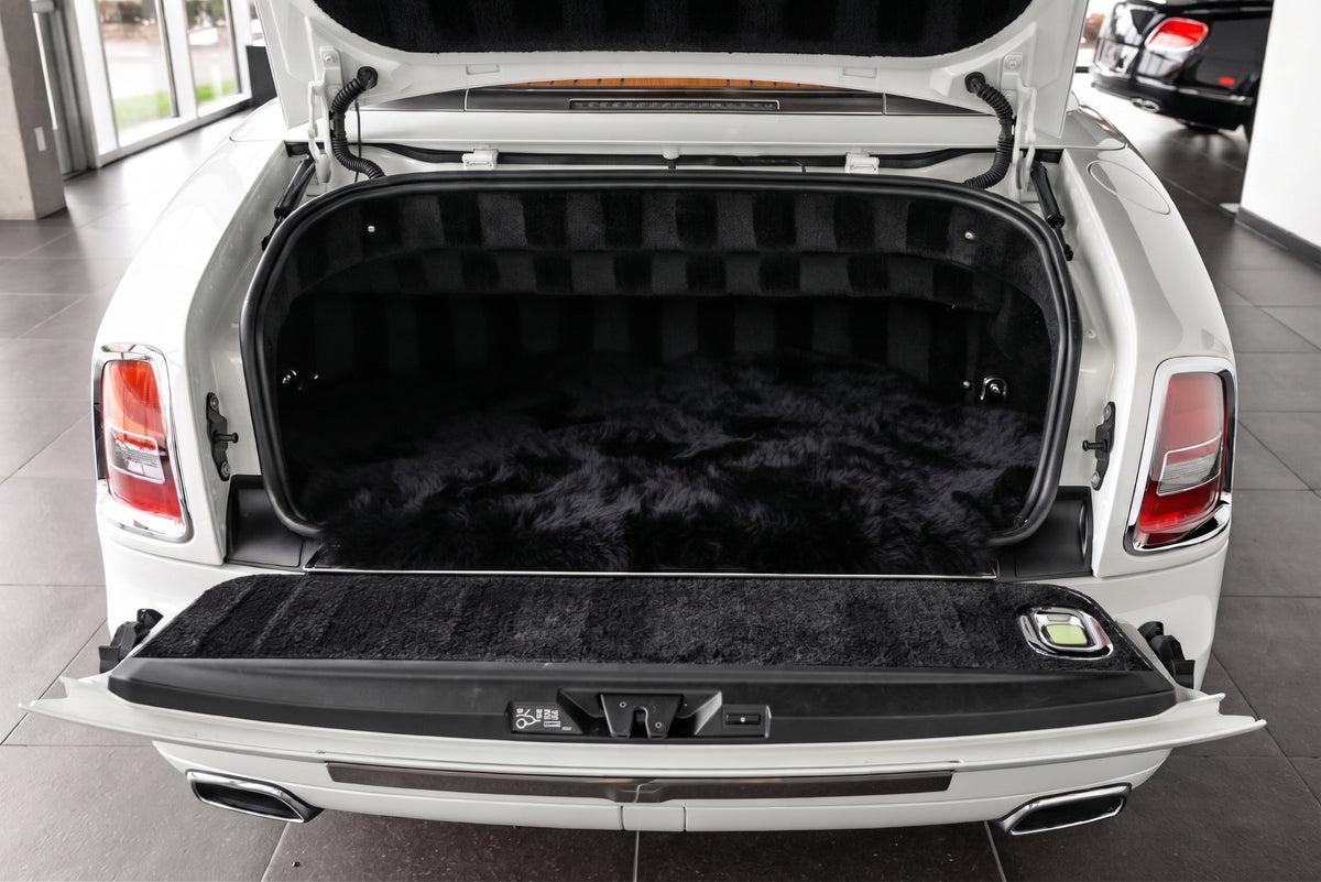 Tapetes de couro Sob medida com padrão AW07 para Rolls Royce Phantom Drophead Coupe (2007-2016)