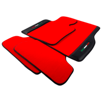 Red Floor Mats for Mini Cooper / One R53 (2001-2007) Cooper S with Carbon Fiber | IT Edition