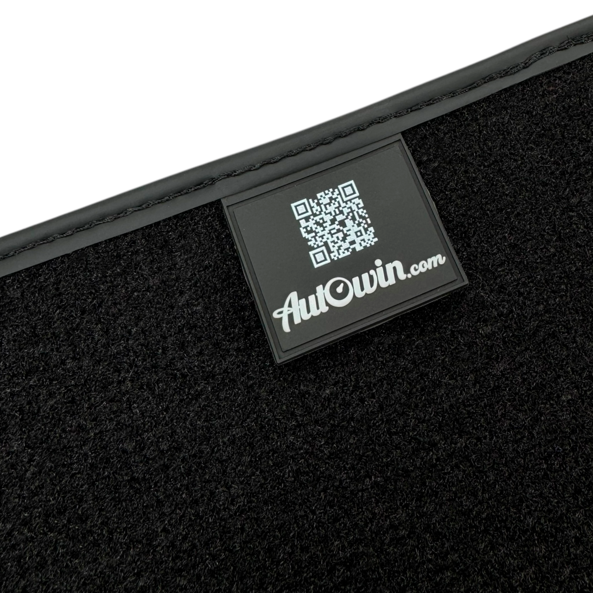 Black Floor Mats for Jeep Compass (2020-2024) Plug-in Hybrid with Leather | AutoWin