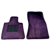 Purple Sheepskin Floor Mats for Rolls-Royce Cullinan (2018-2025)