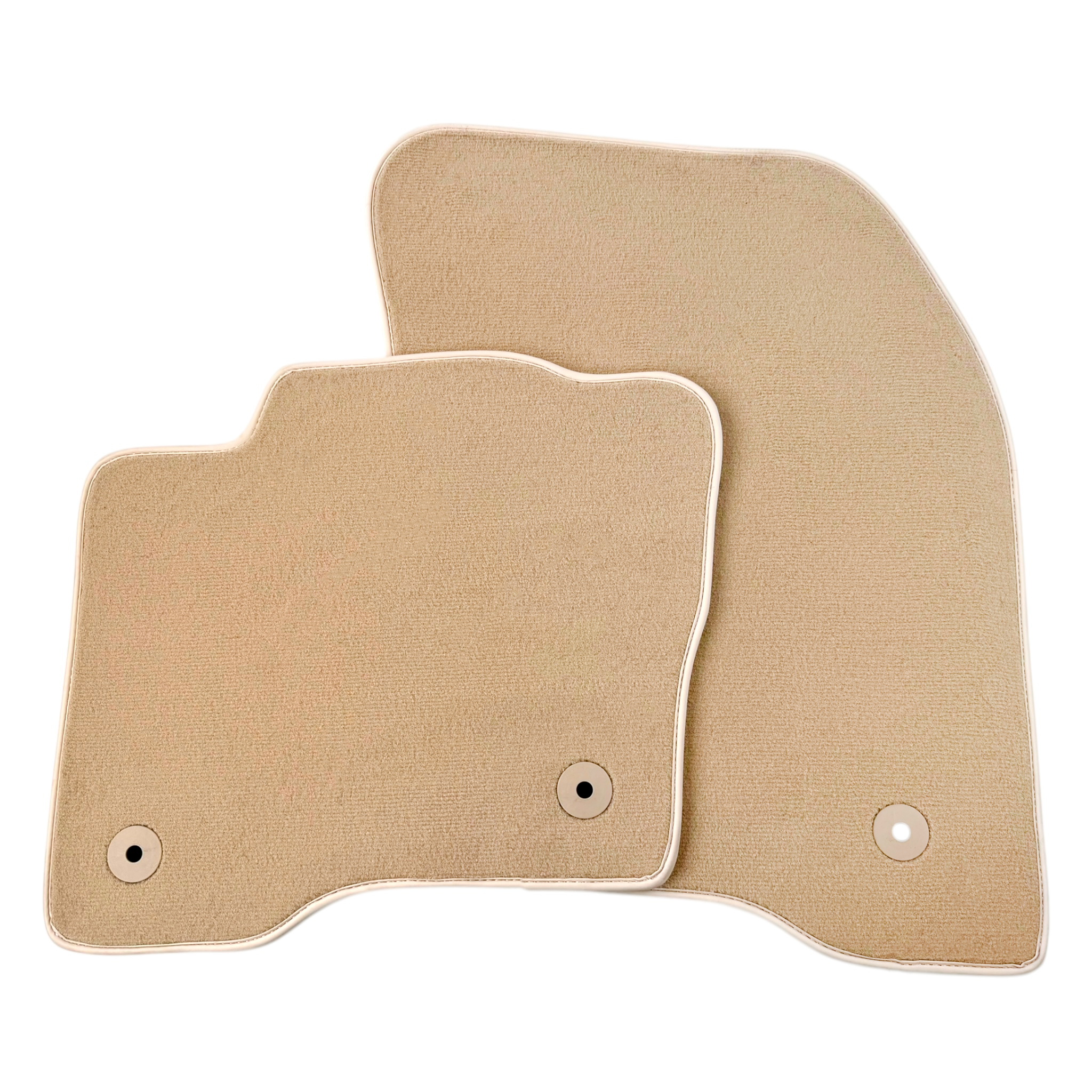 Beige Floor Mats for Lincoln MKX (2015-2018) SUV by AutoWin