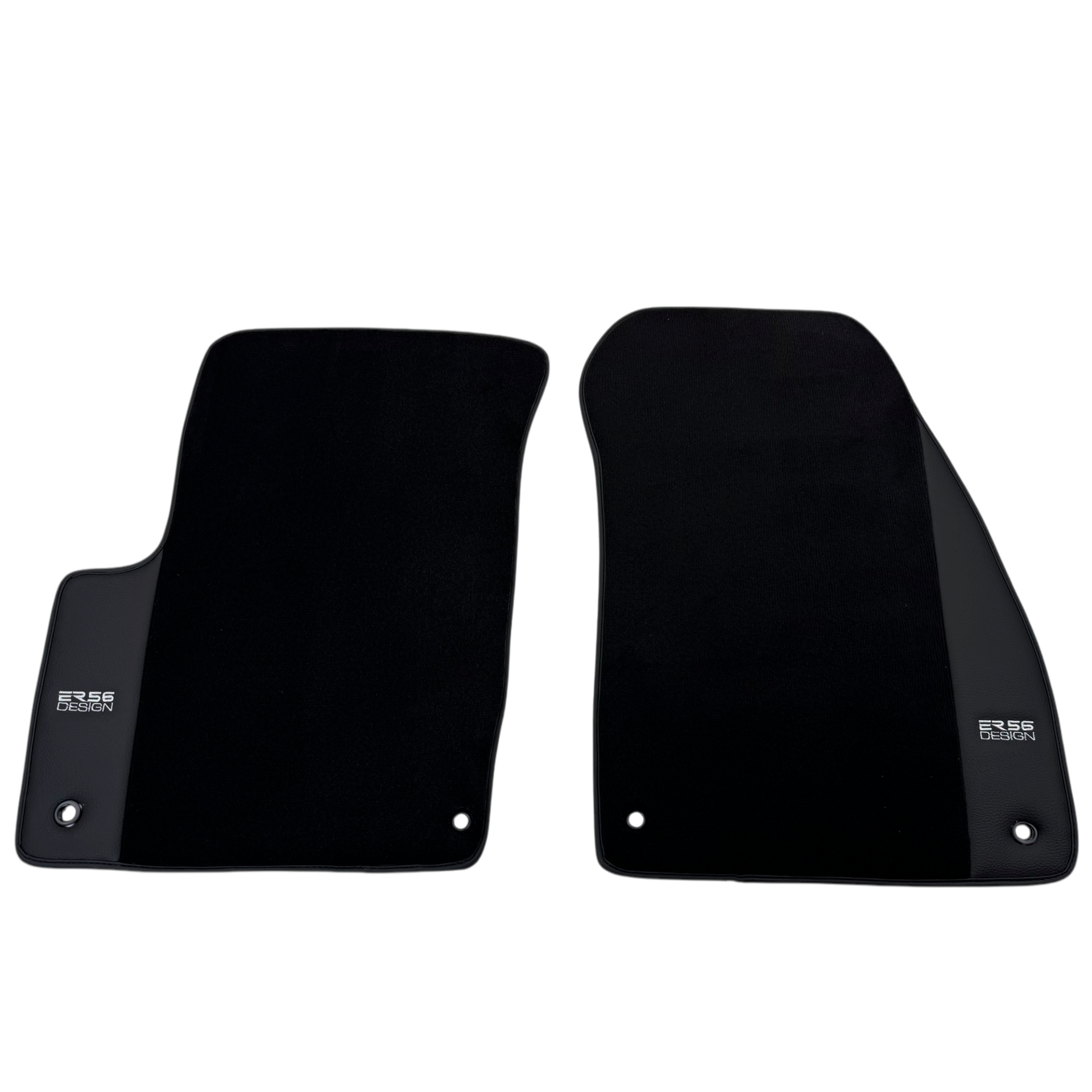 ER56 Design Black Floor Mats for Lincoln Aviator (2003-2005) with Leather