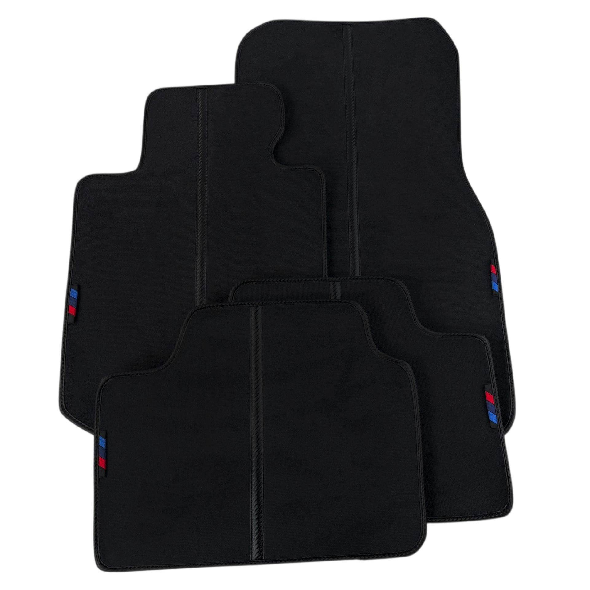 Customizable Leather Floor Mats with Vertical Hex Pattern for BMW X2 Series F39 - AutoWin