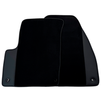 Black Floor Mats for Jeep Commander (2006-2010) with Leather | AutoWin