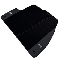 ER56 Design Black Floor Mats for Dodge Viper (2003-2006) with Leather