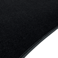 Black Floor Mats for Jaguar E-Pace (2021-2024) Plug-in Hybrid with Leather - AutoWin