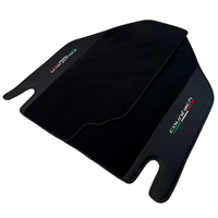 Premium Black Leather Floor Mats for Lamborghini Diablo (1990-2001)