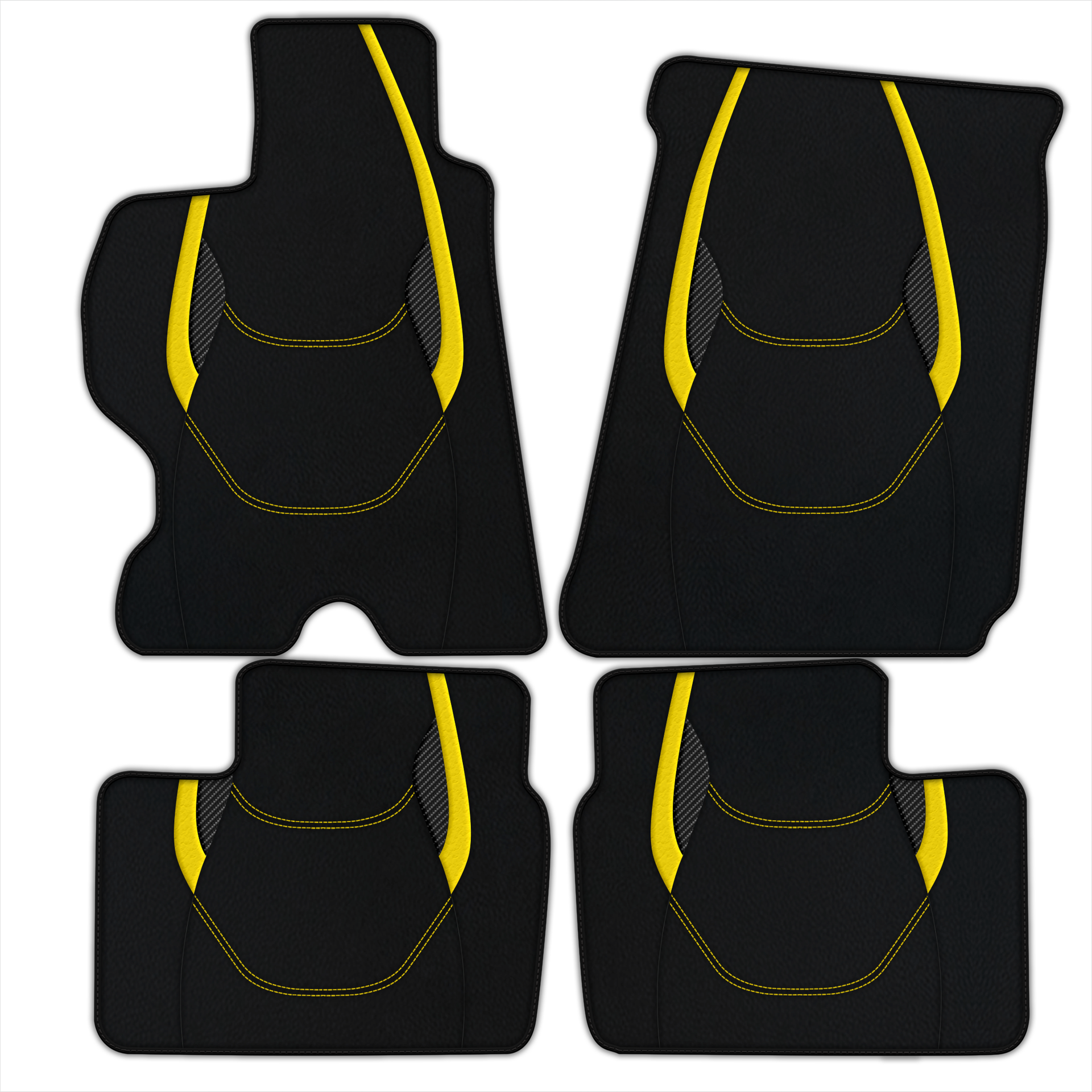 Customizable Leather Floor Mats for Ferrari F12 Berlinetta 2012-2022
