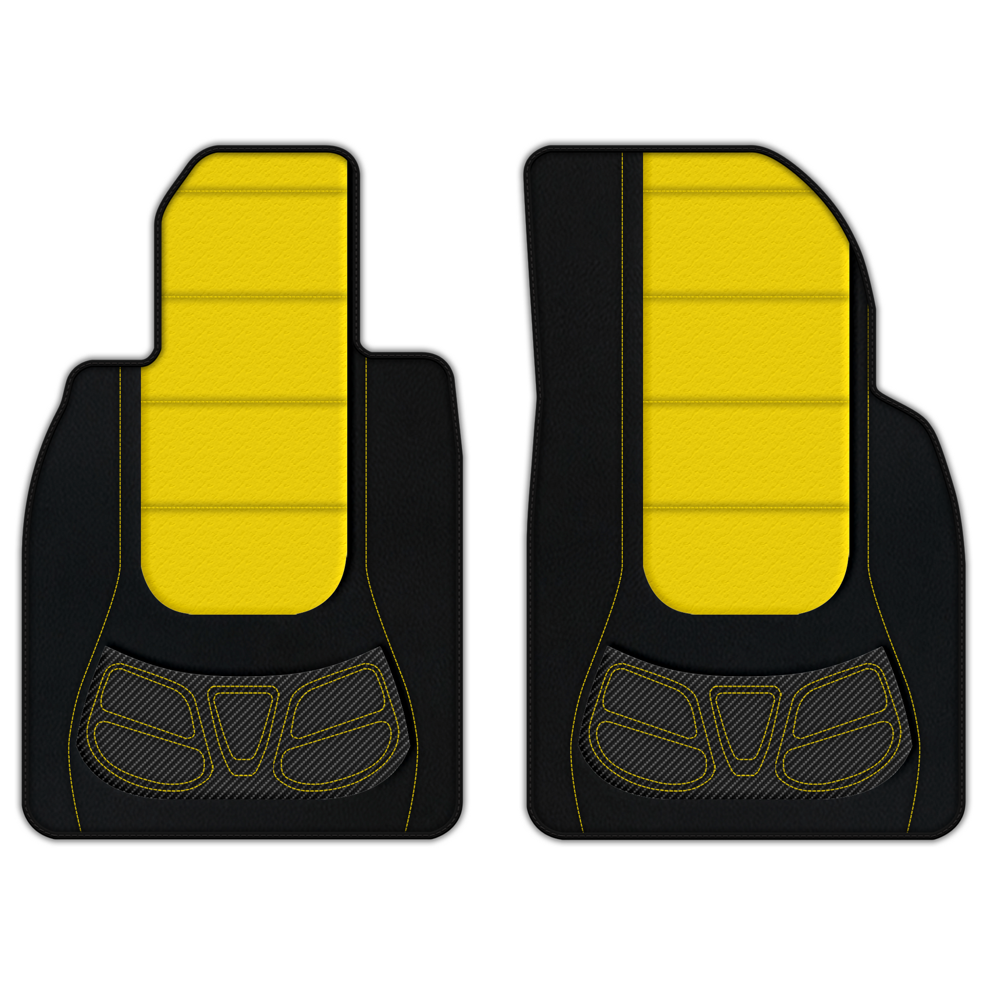 Custom Stylish Leather Floor Mats for Porsche 911 - 992 (2019-2026)