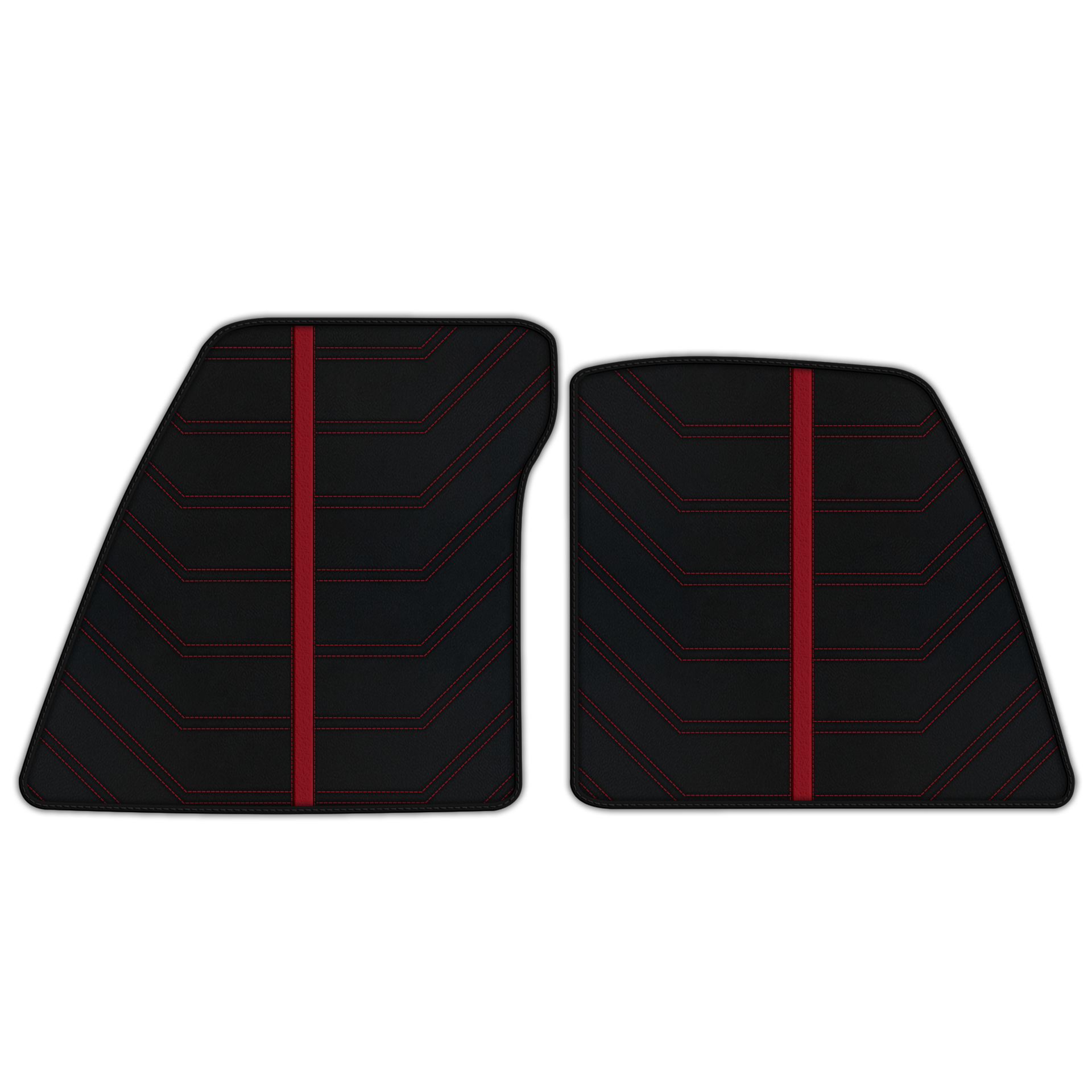 Leather Floor Mats with Daytona Design for Ferrari 296 GTB (2022-2025) - AutoWin