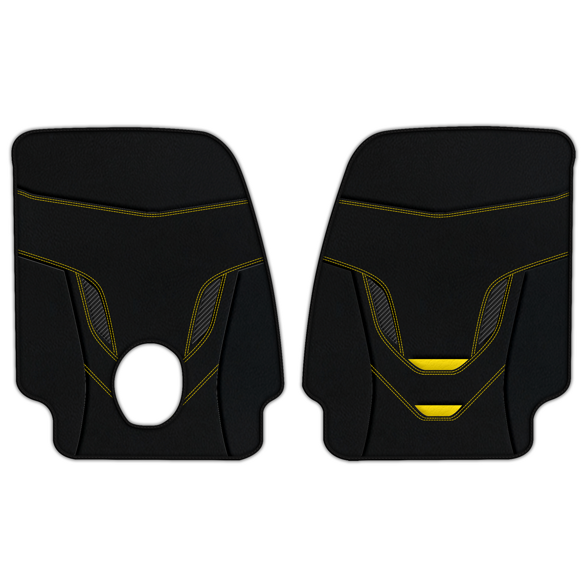 Customizable Leather Floor Mats for Ferrari Monza SP2 - AW23 Design