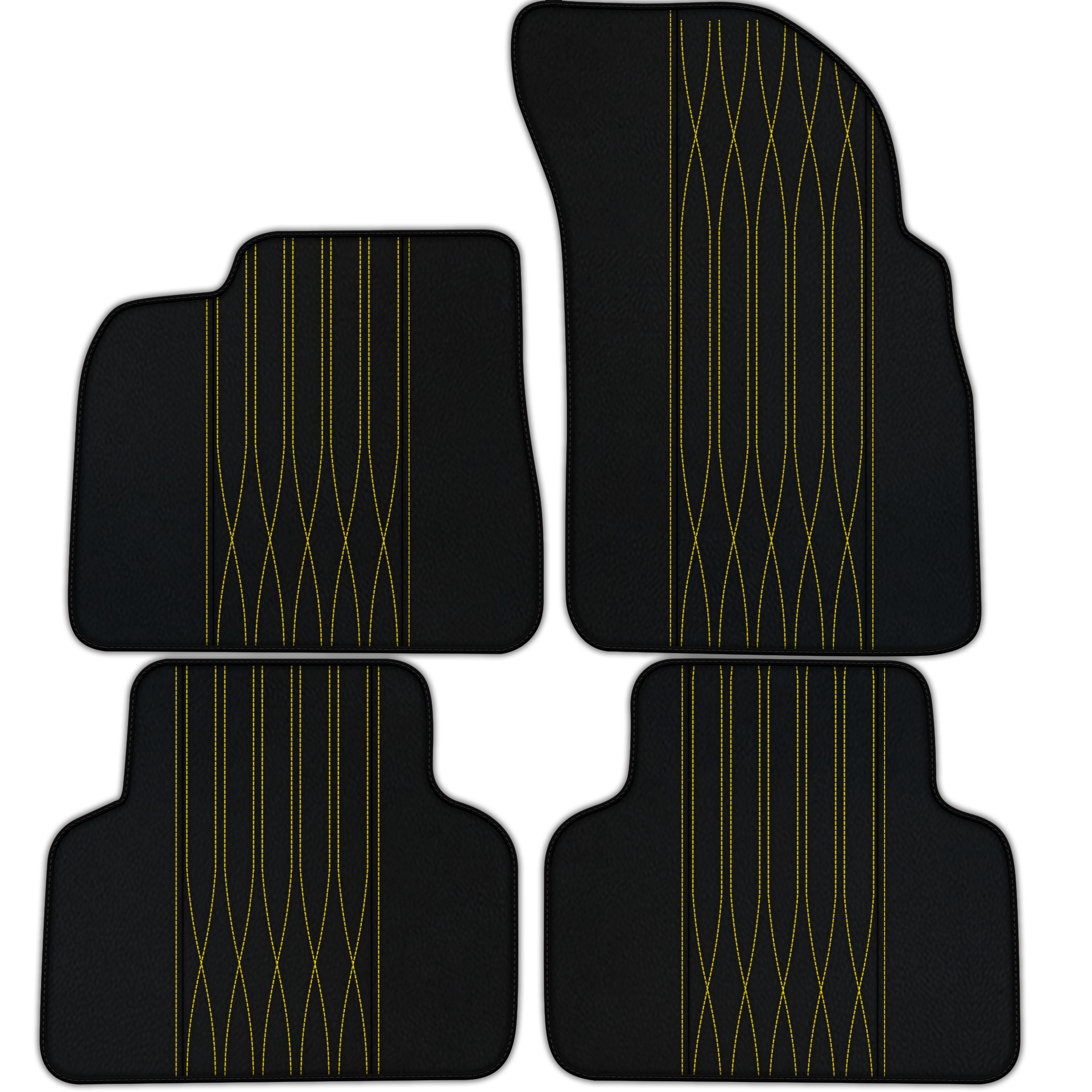 Customizable Leather Floor Mats for Bentley Continental GTC 2018-2023