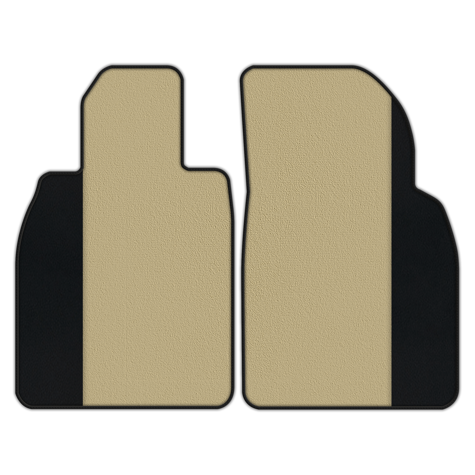Customizable Leather Floor Mats with Triangle Pattern for Porsche Cayman 718 (2017-2023) - AutoWin