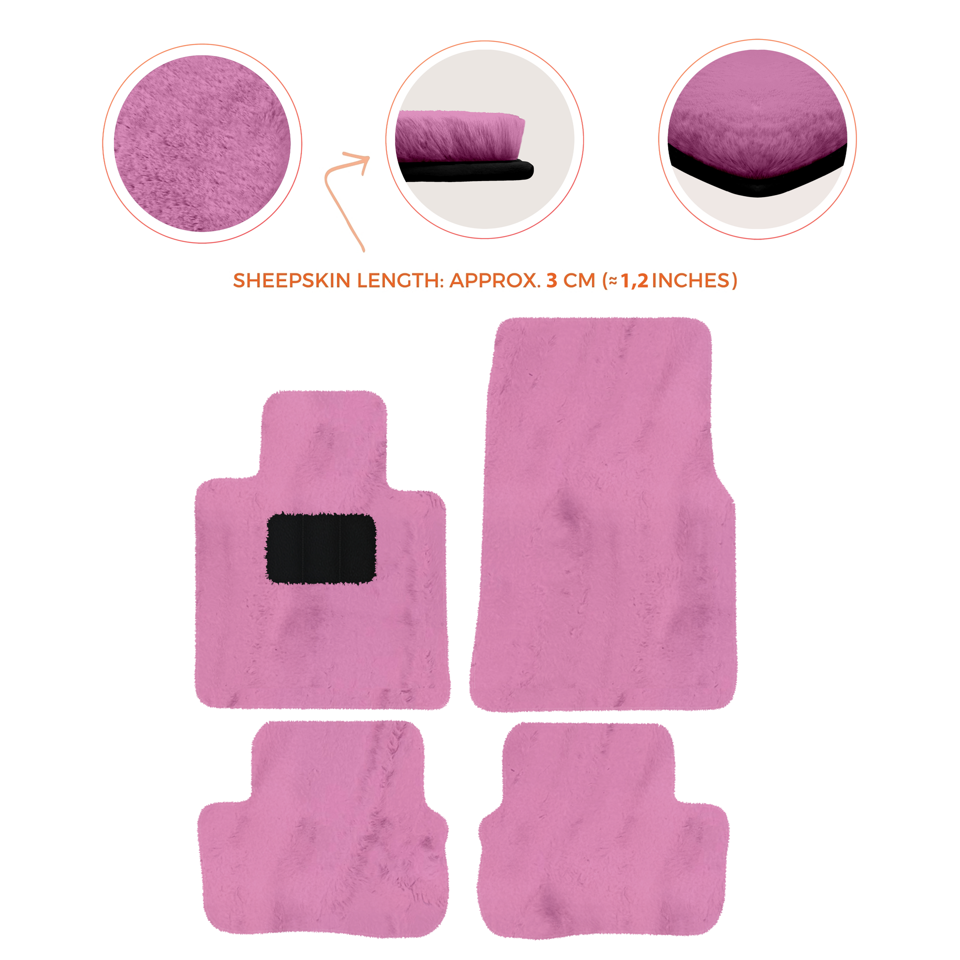 Premium Black Floor Mats for Rolls Royce Cullinan (2018-2025)