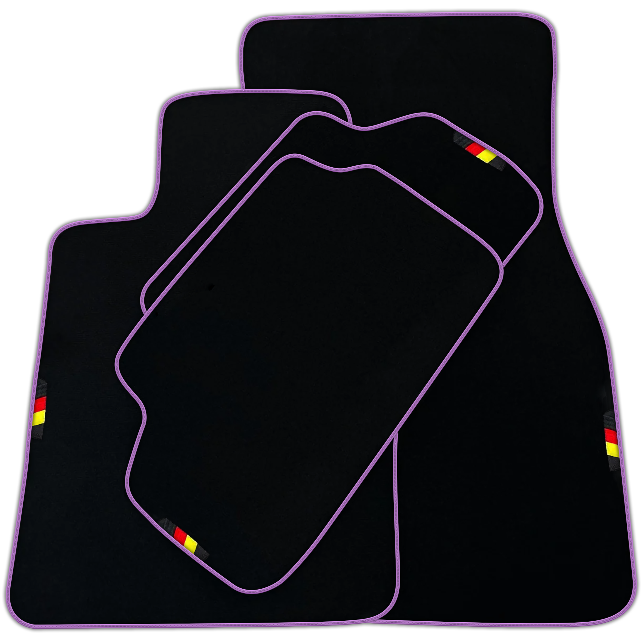Black Floor Mats For BMW 3 Series F34 GT 2013-2020 Germany Edition | Various Trim Colors
