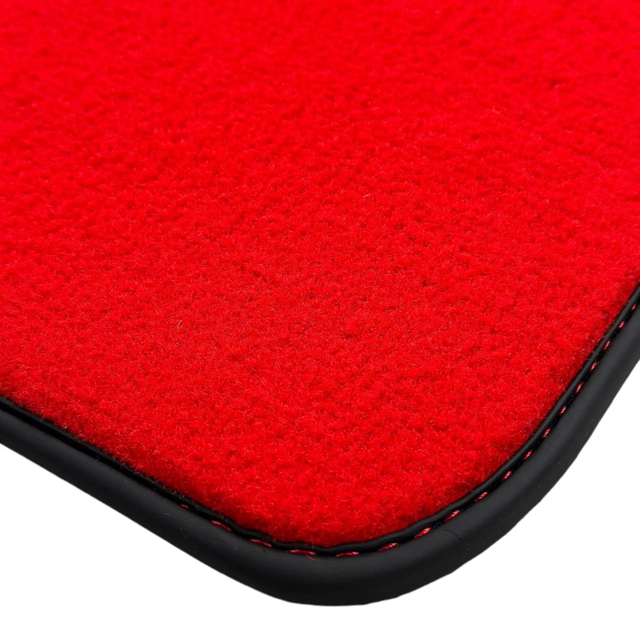 Red Floor Mats for Mini Cabrio F57 Convertible (2016-2023) - AutoWin