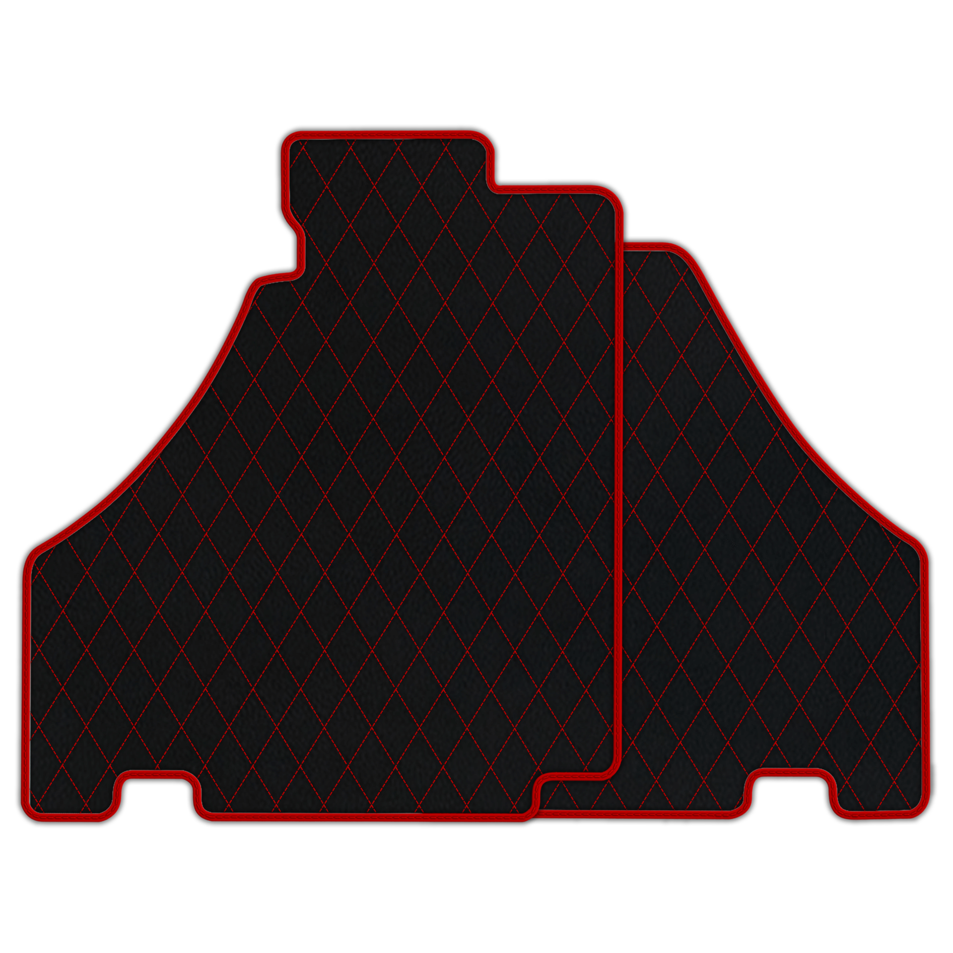 Premium Black Leather Floor Mats for Ferrari 360 (1999-2005)