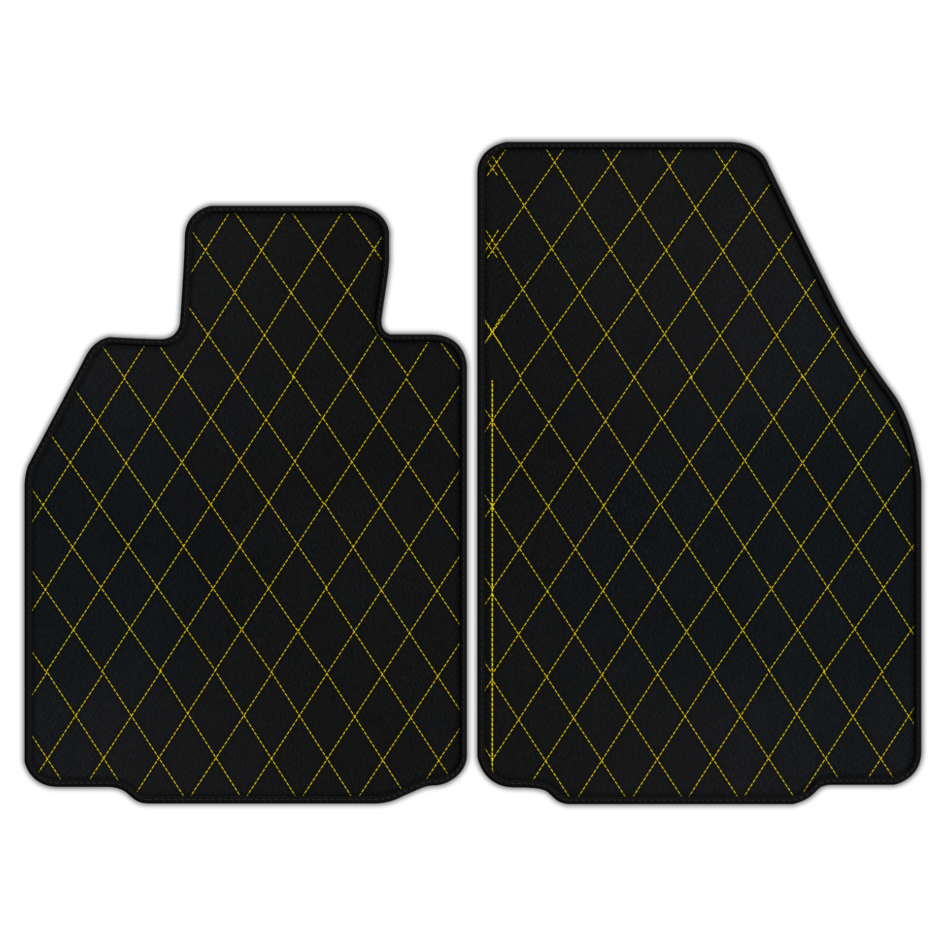 Customizable Leather Floor Mats for Porsche 911 GT3 RS - Hex Pattern