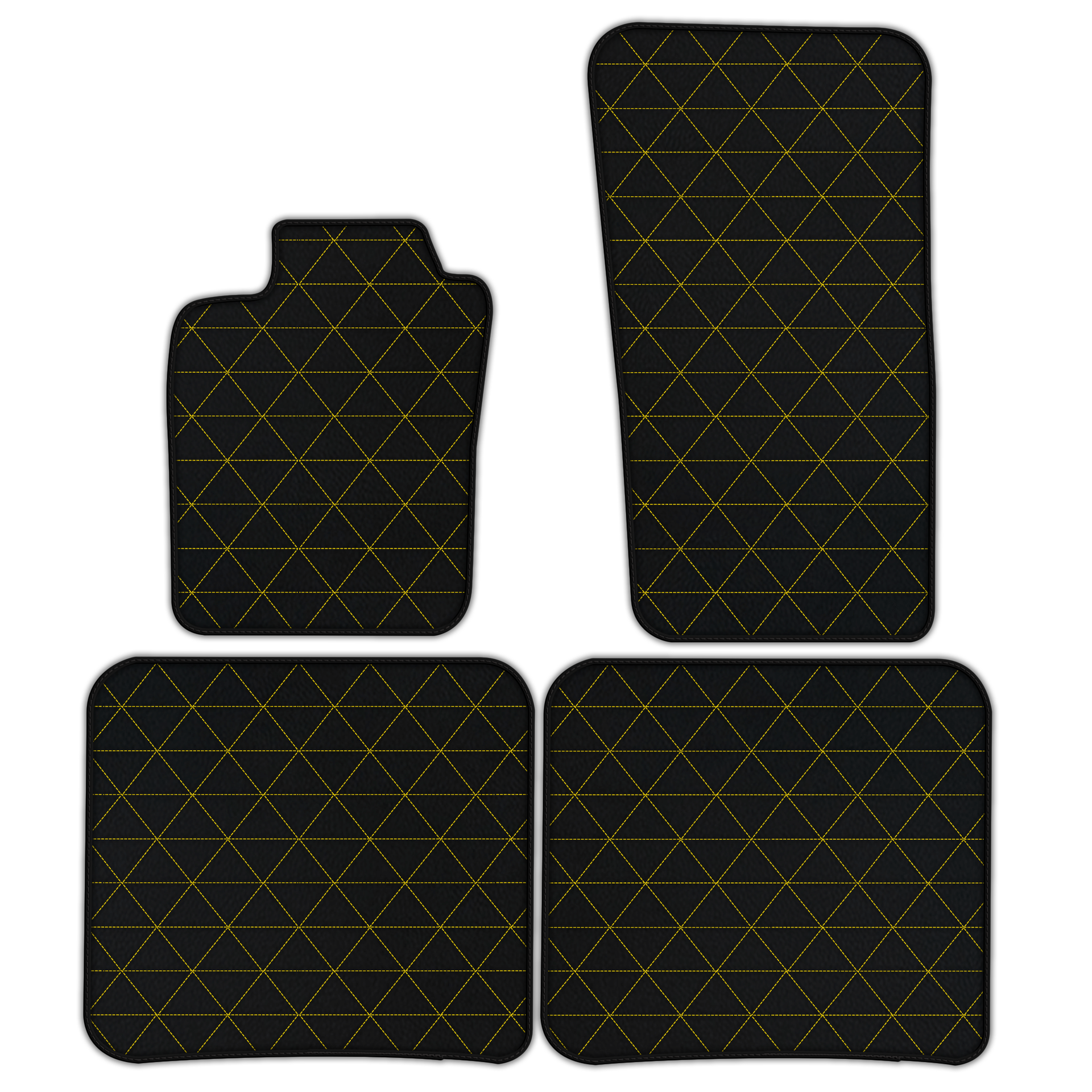 Stylish Custom Leather Floor Mats for Bentley Flying Spur 2019-2023