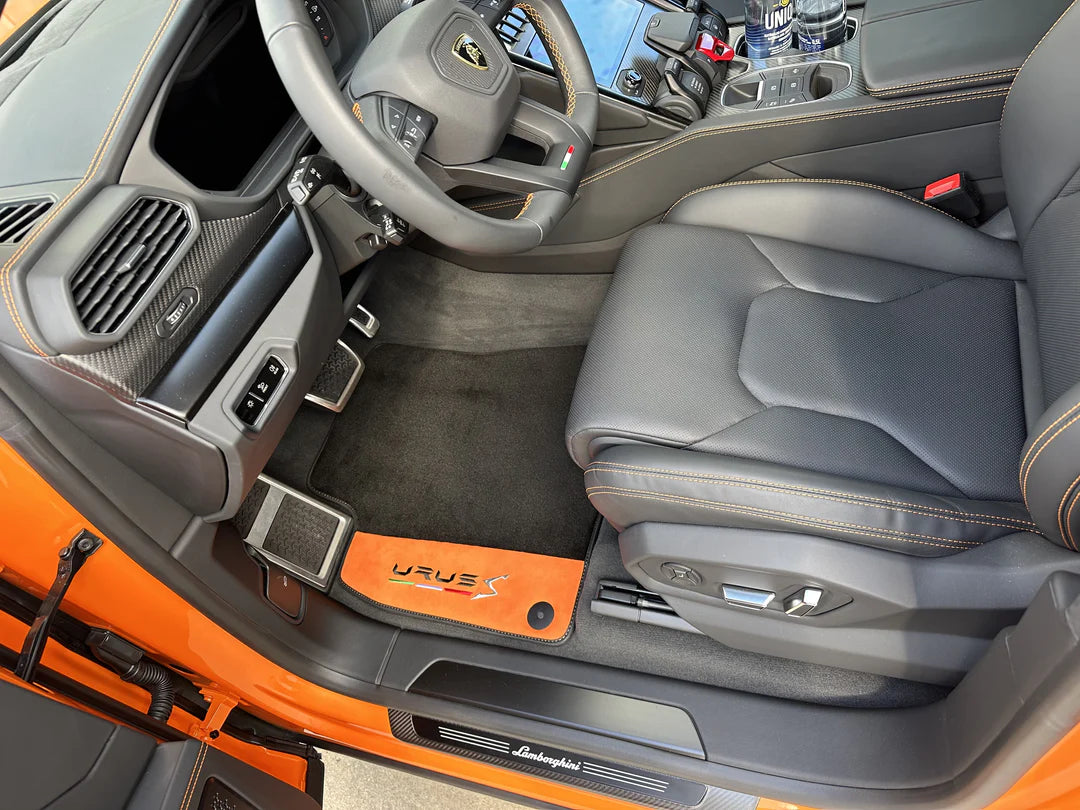 Red Floor Mats for Chevrolet Aveo T300 (2012-2020) by ER56 Design - ER56 Design