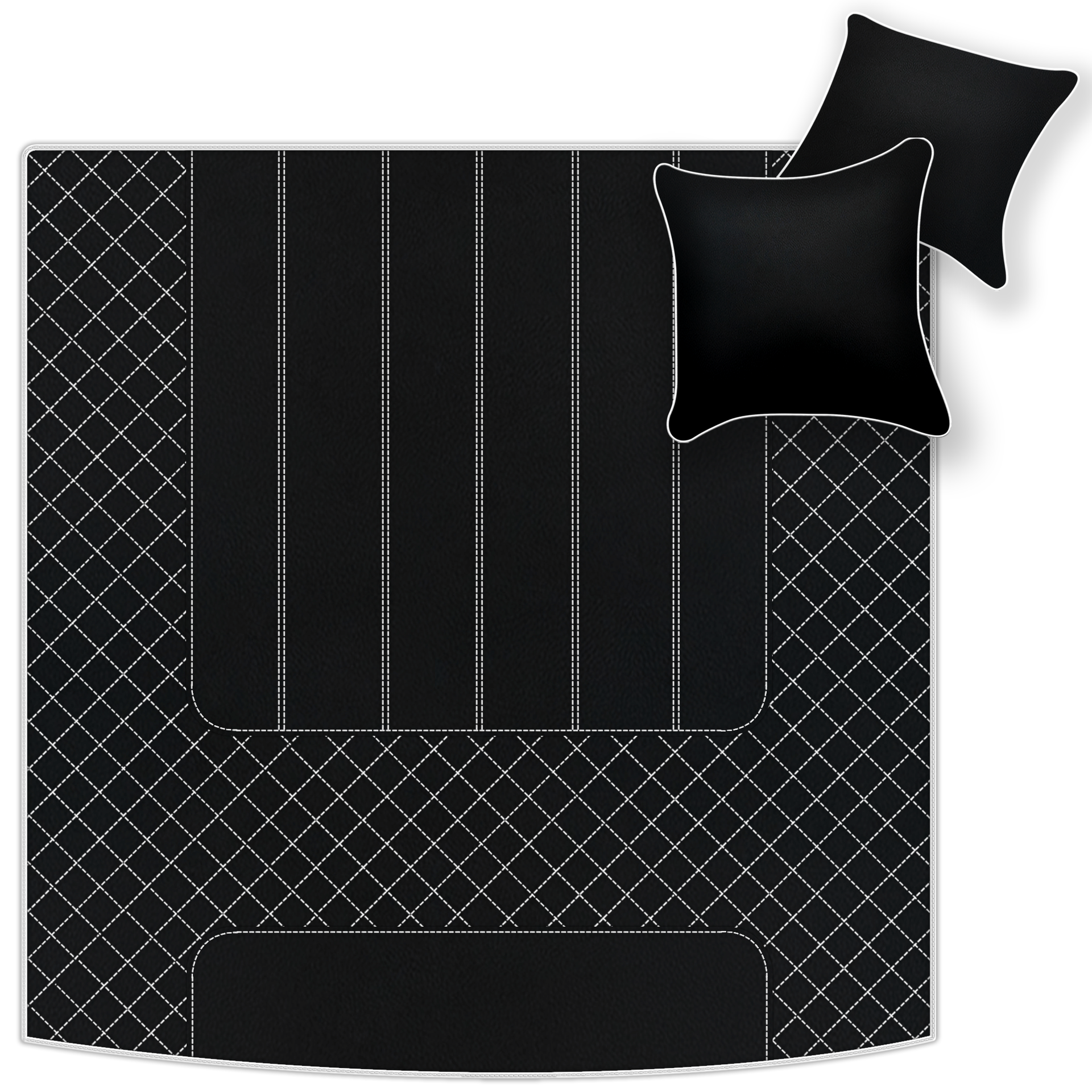 Customizable Leather Floor Mats with AW1 Pattern for Bentley Flying Spur (2019-2023) - AutoWin