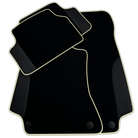 Customizable Black Floor Mats For Mercedes Benz C-Class S202 Estate (1996-2000)