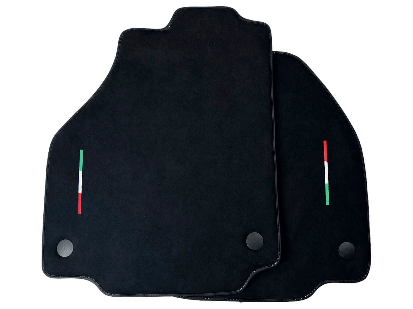 Alcantara Floor Mats for Ferrari 488 Spider 2016-2022 Yellow Sewing - AutoWin